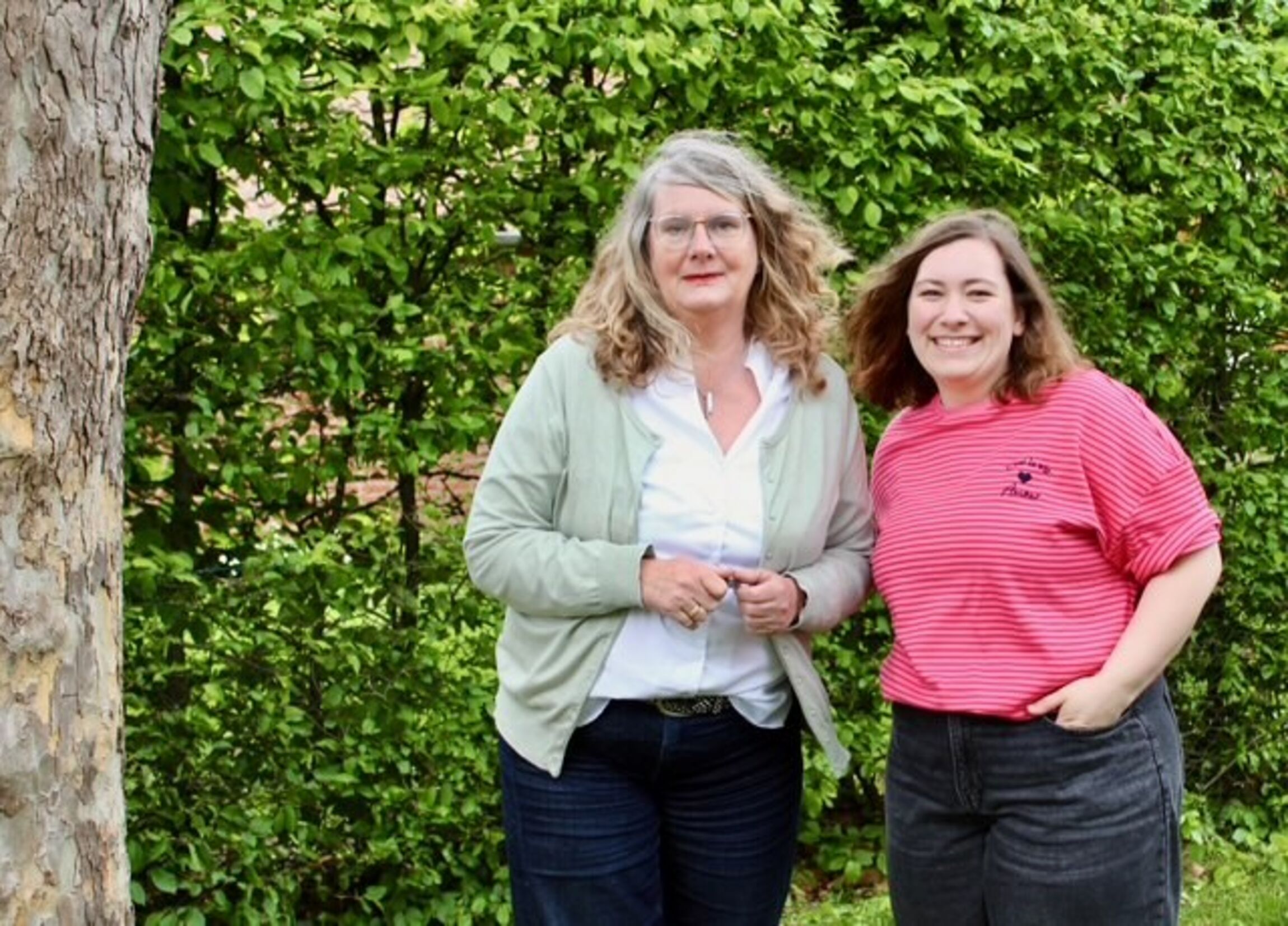 Foto privat, re. Julia Richter, li. Janet Breier