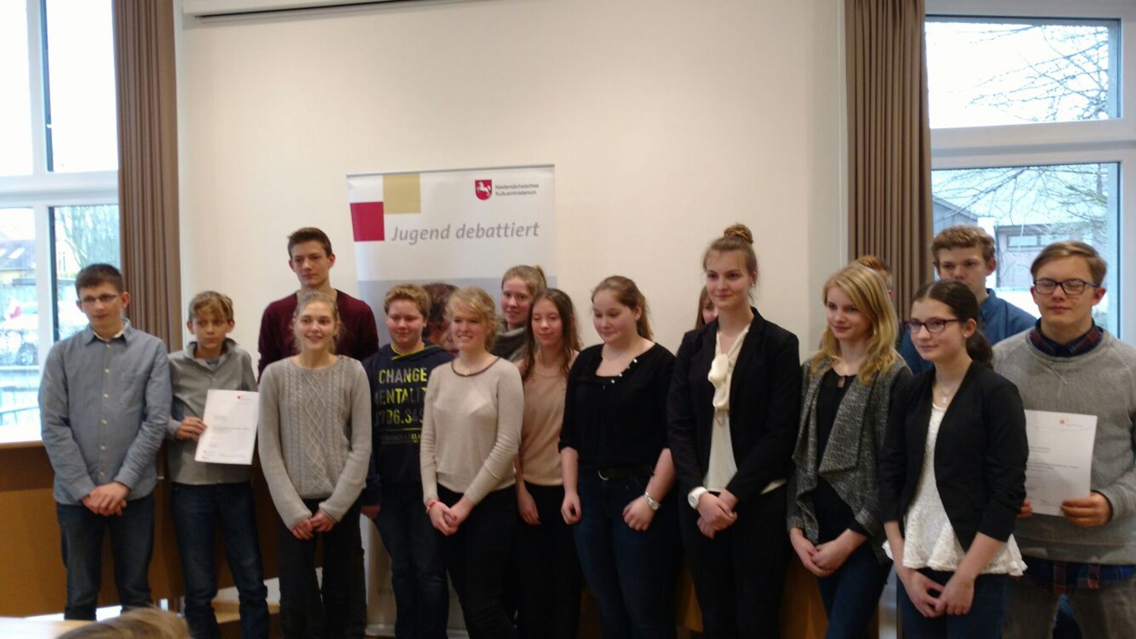 Teilnehmer Jugend debattiert