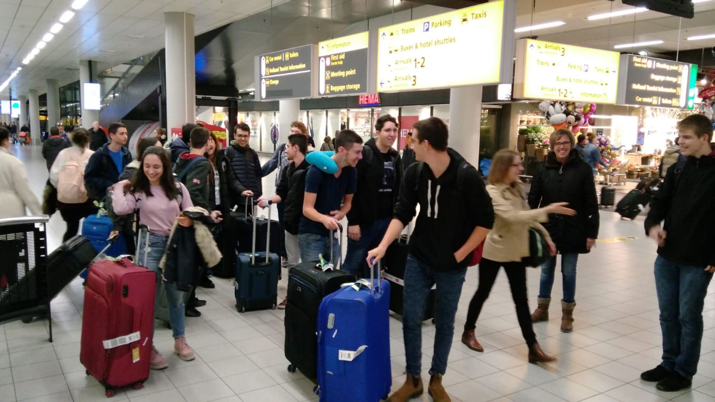 Ankunft in Amsterdam