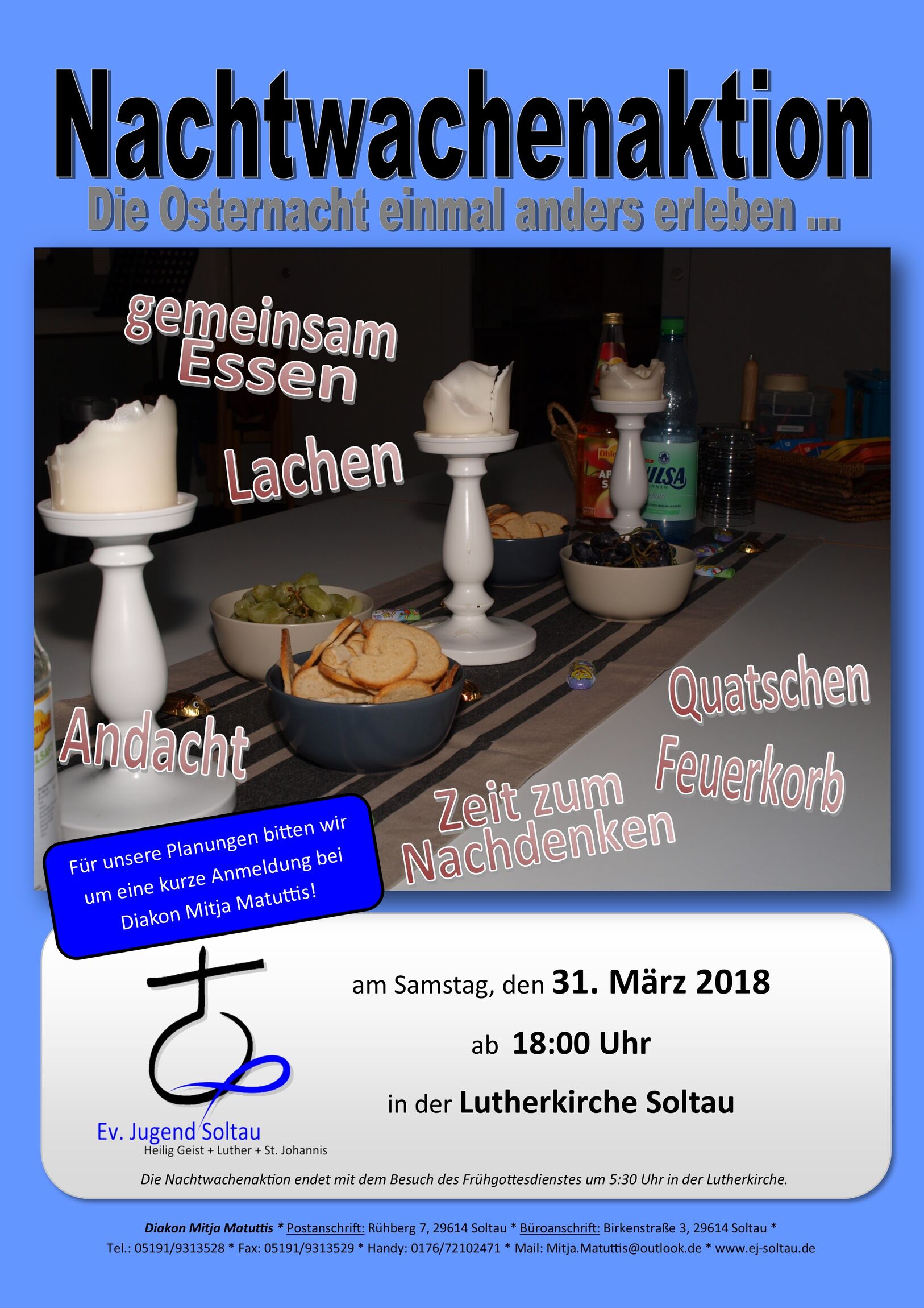 Plakat Nachtwachenaktion 2018