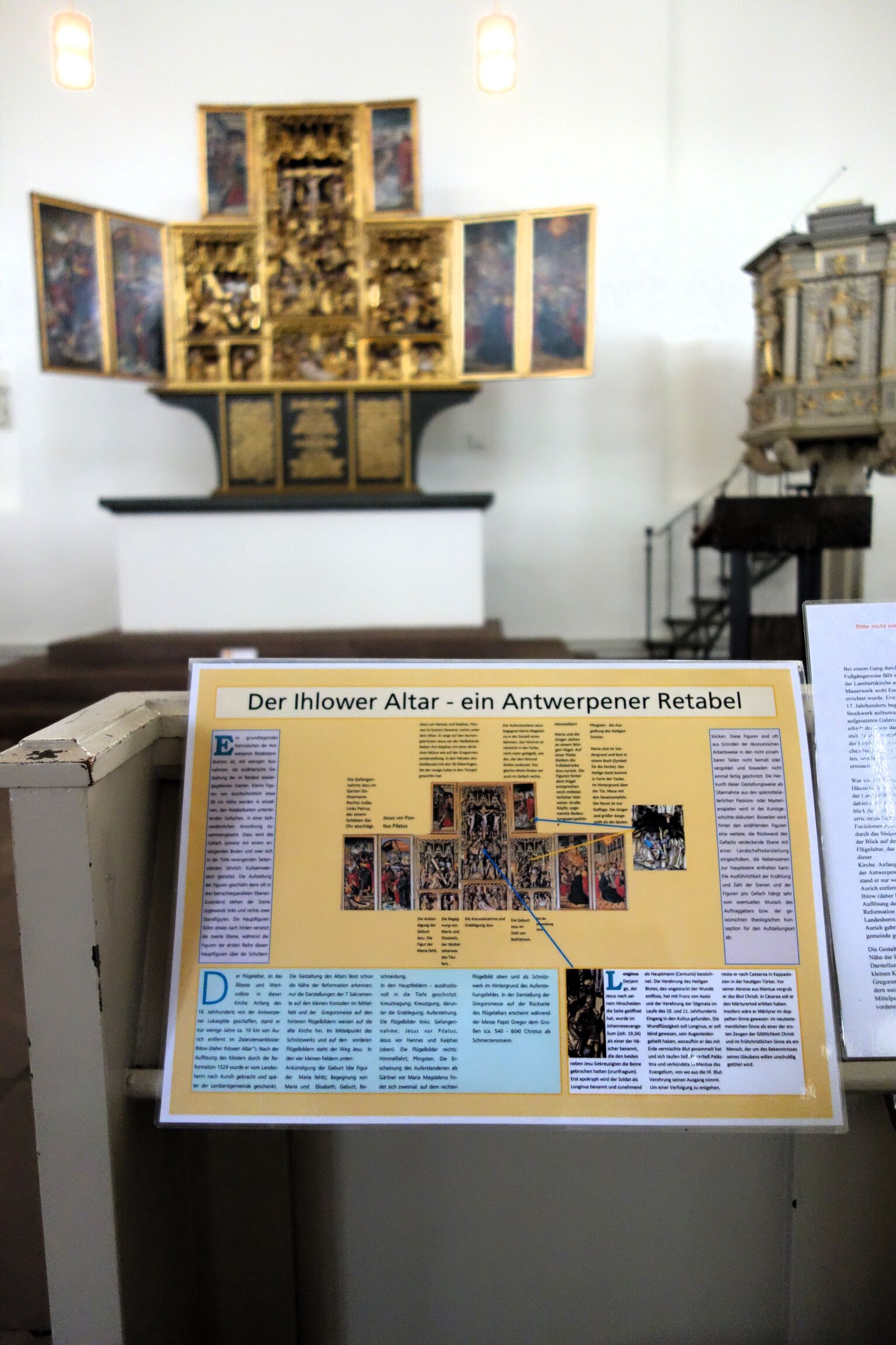 Lambertikirche Infotafel