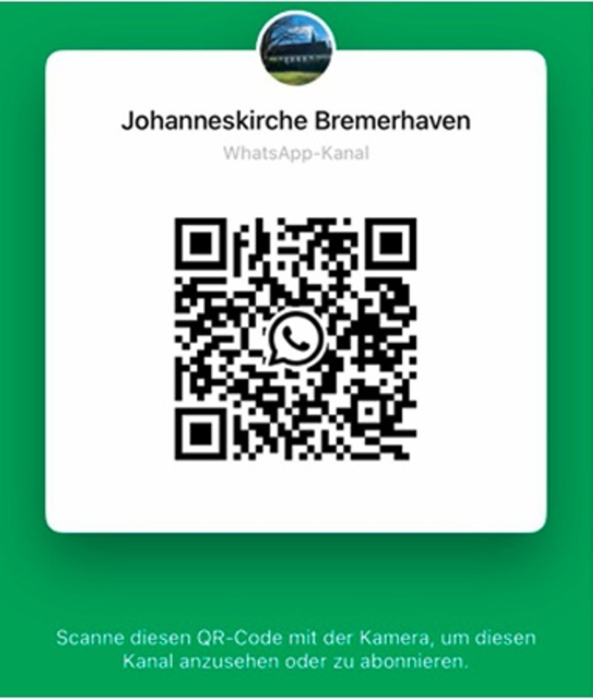 QR-Code WhatsApp Kanal
