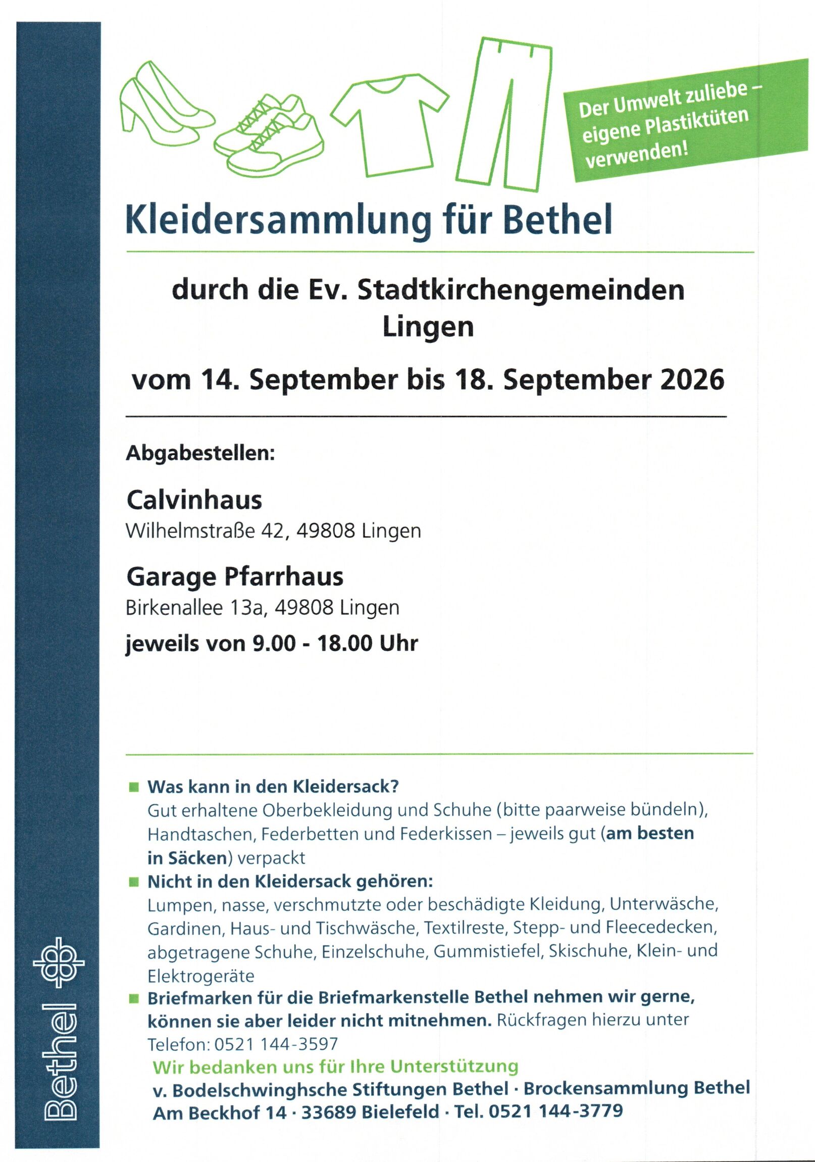 Kleidersammlung