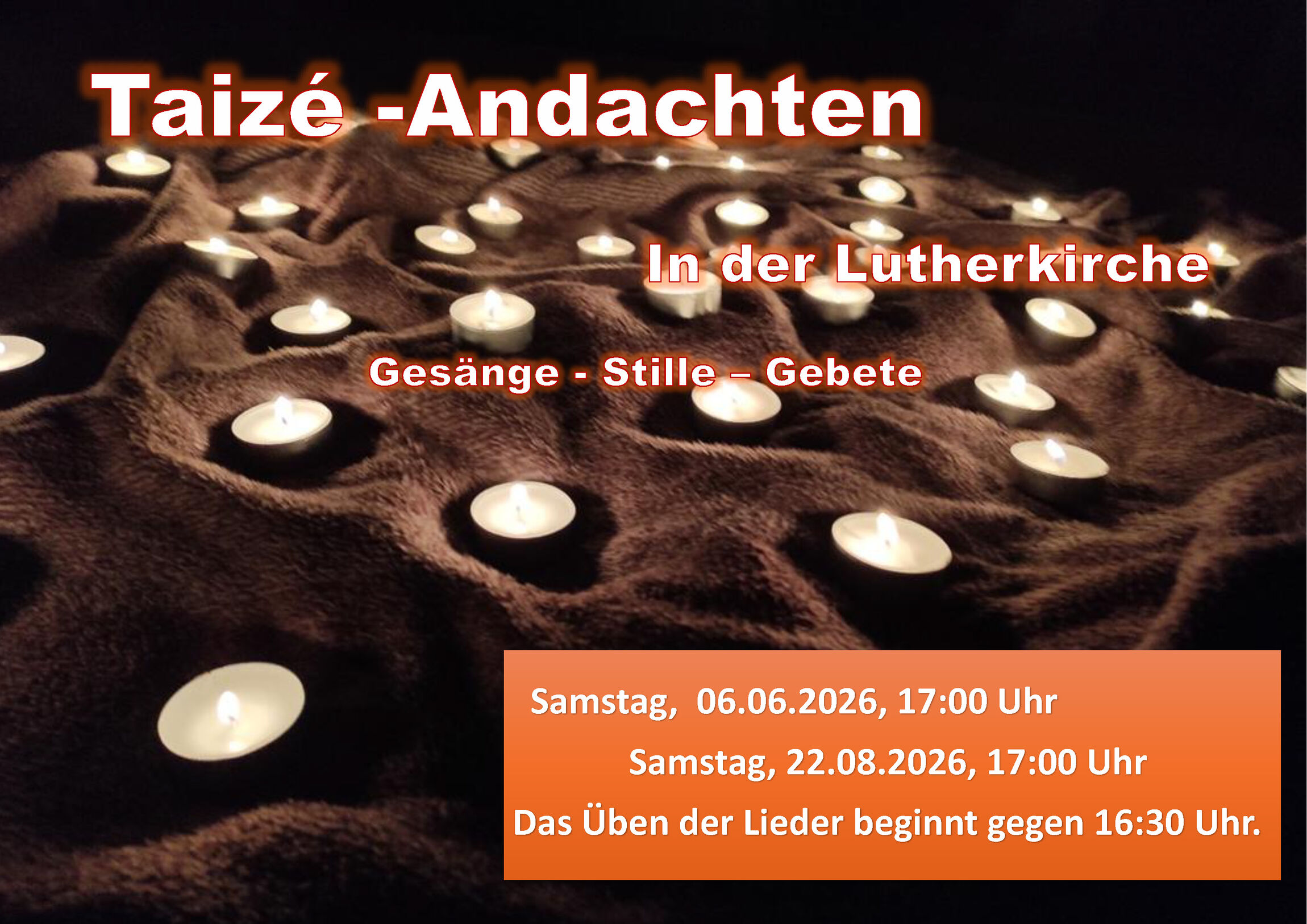 Taize-Andacht am 06. Juni 2026