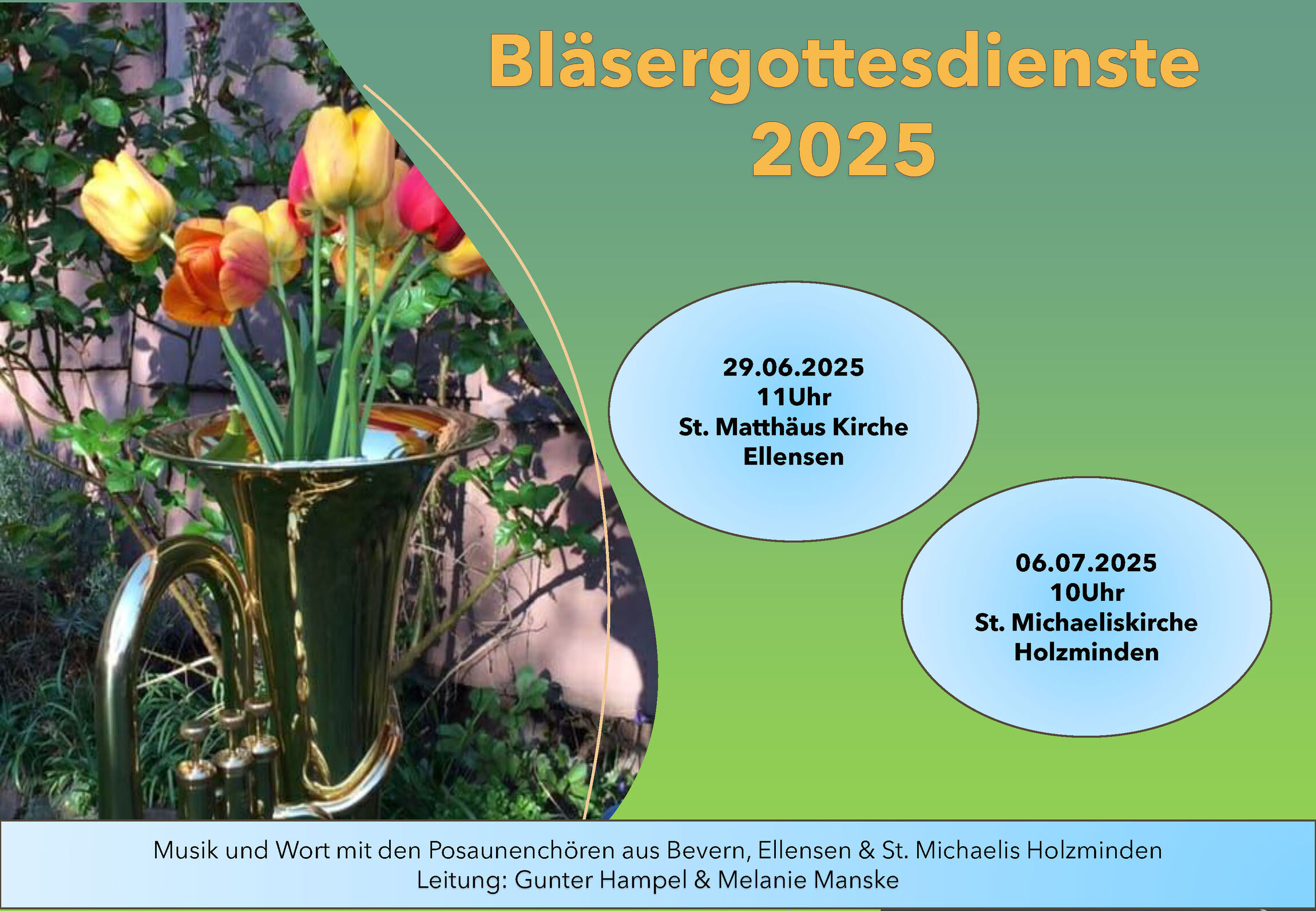 Plakat_Bläsergottesdienst am 06. Juli 2025