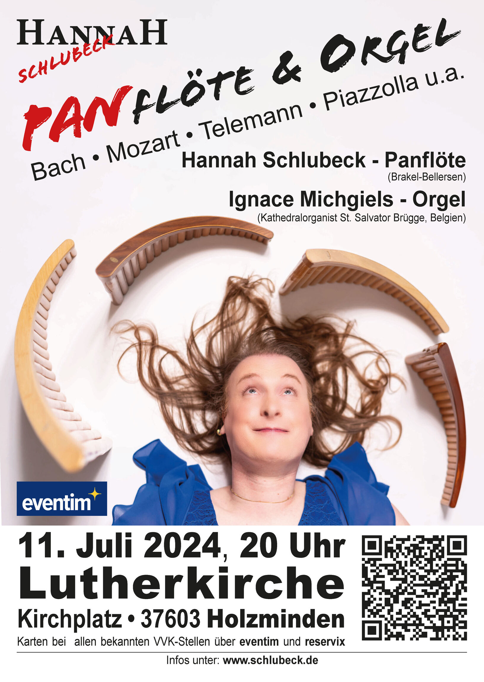 Plakat Konzert Luther am 11. Juli 2025