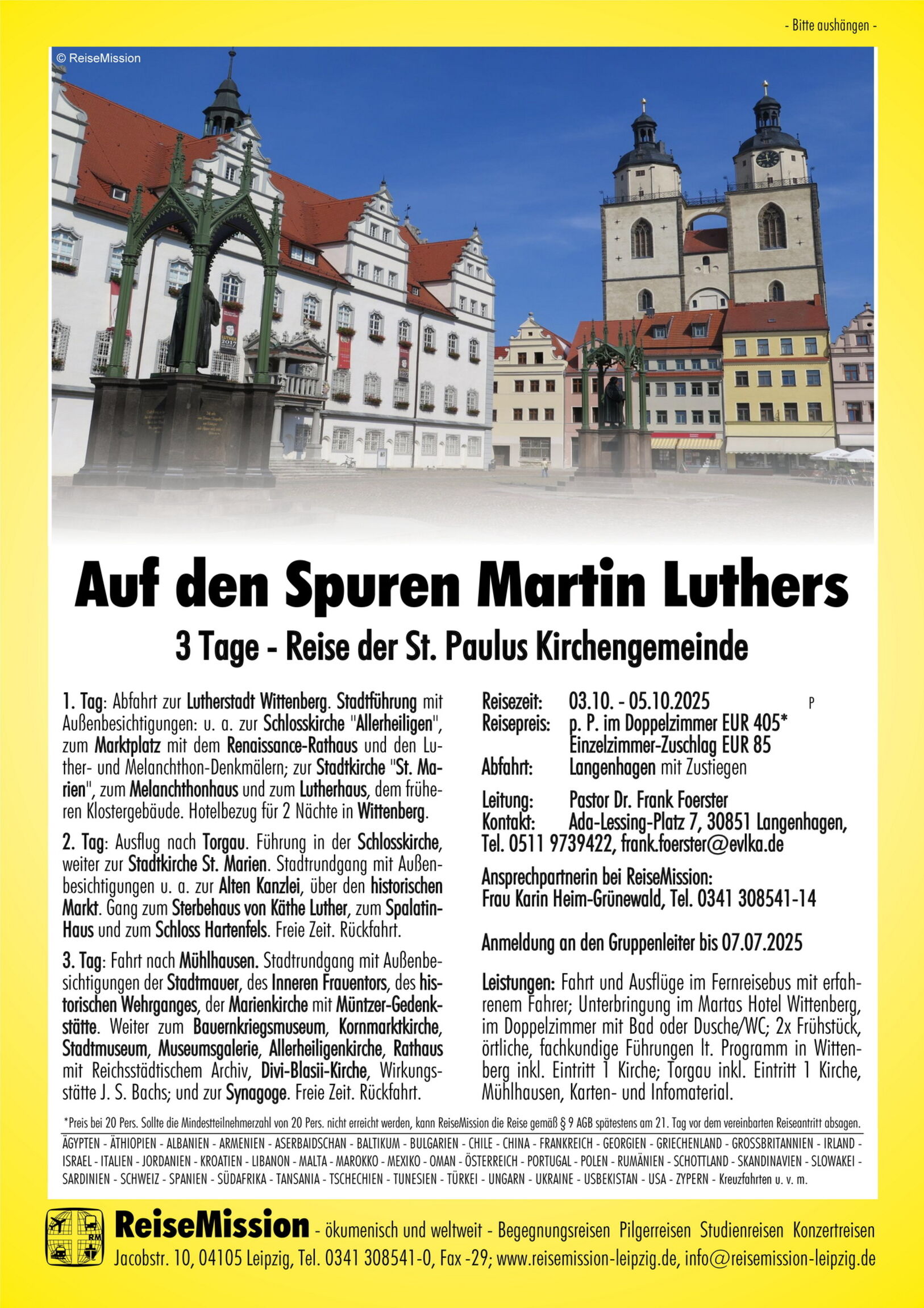 Auf den Spuren Martin Luther