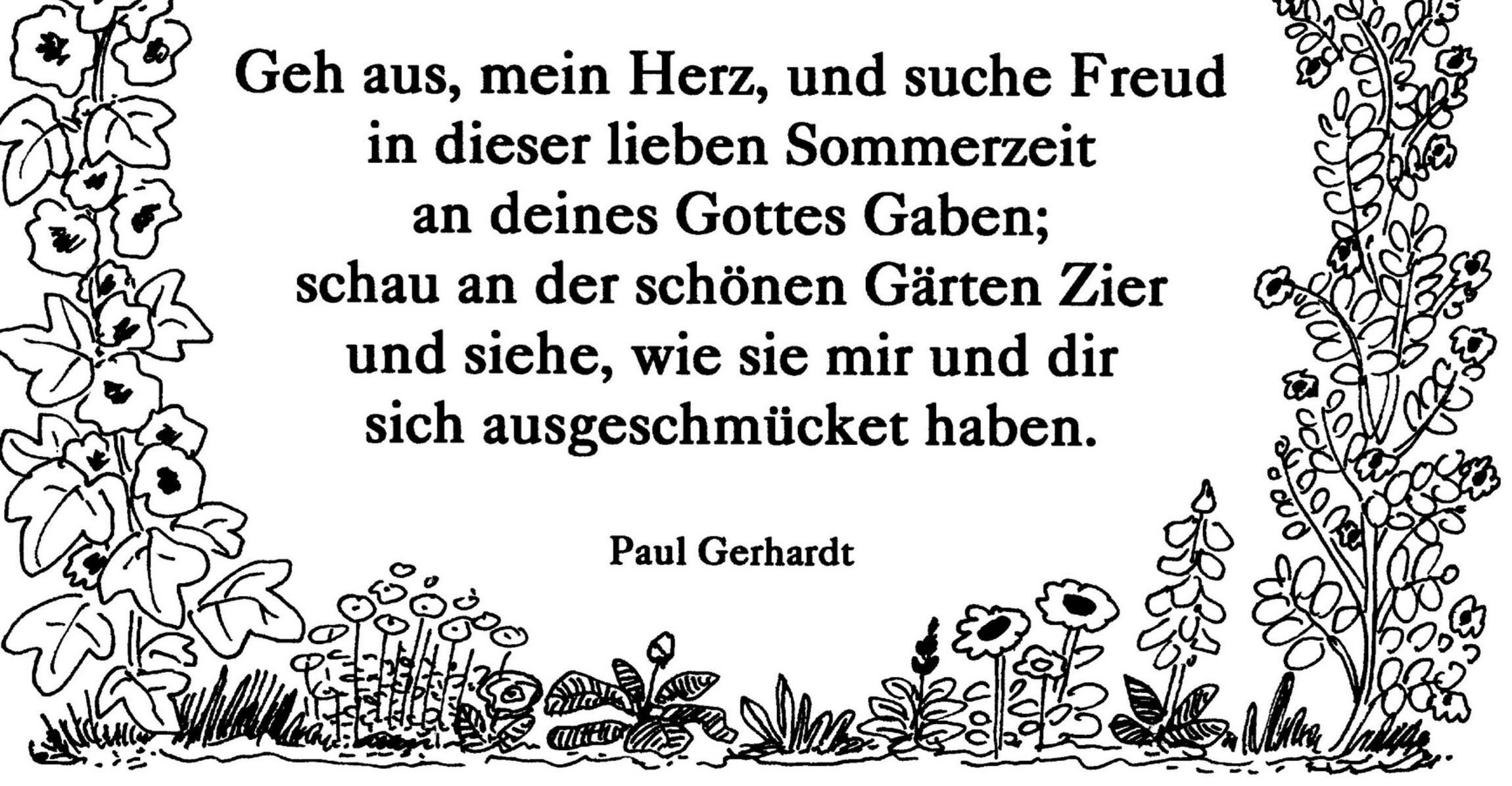 Geh aus, mein Herz
