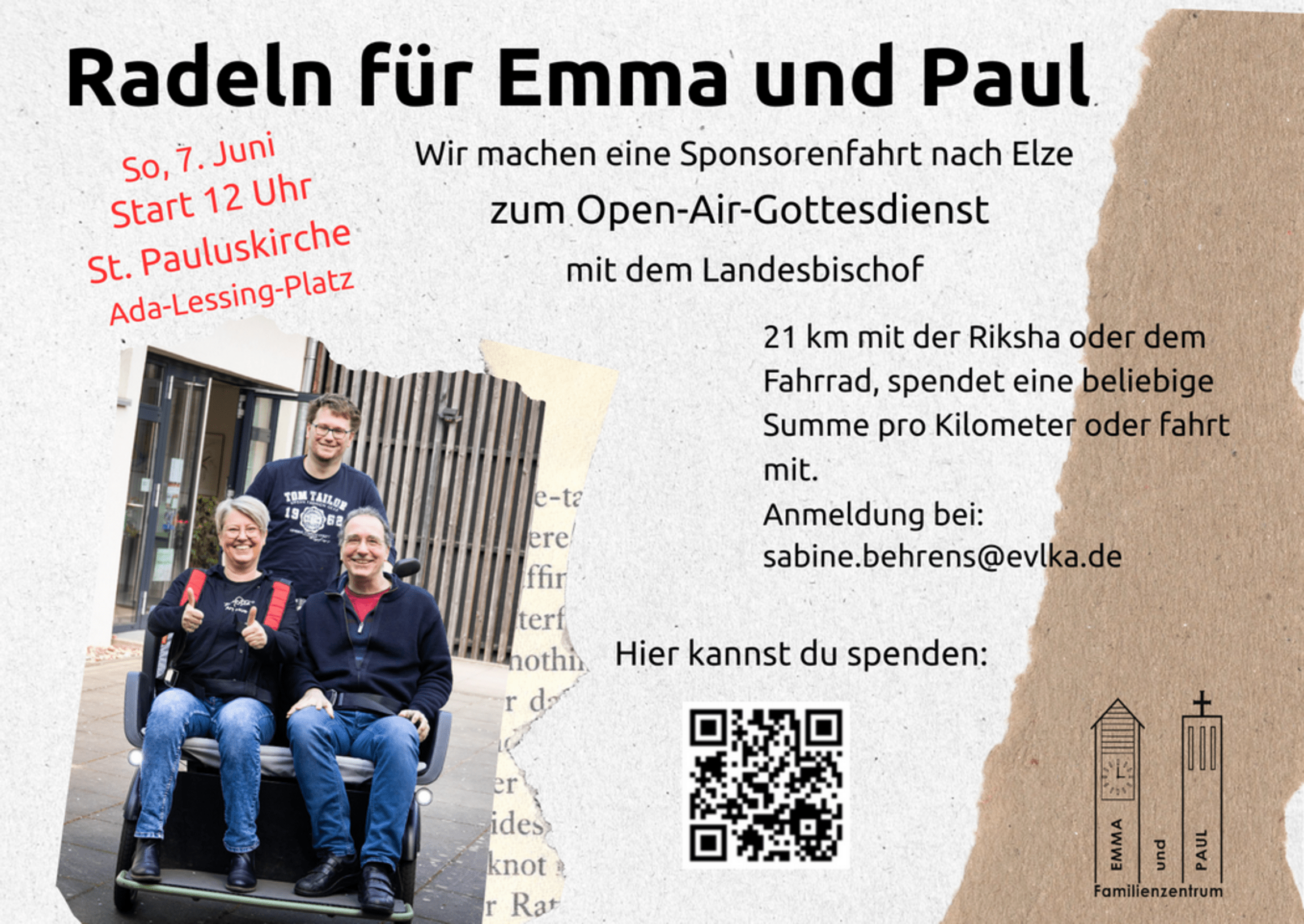 Radeln für Emma und Paul