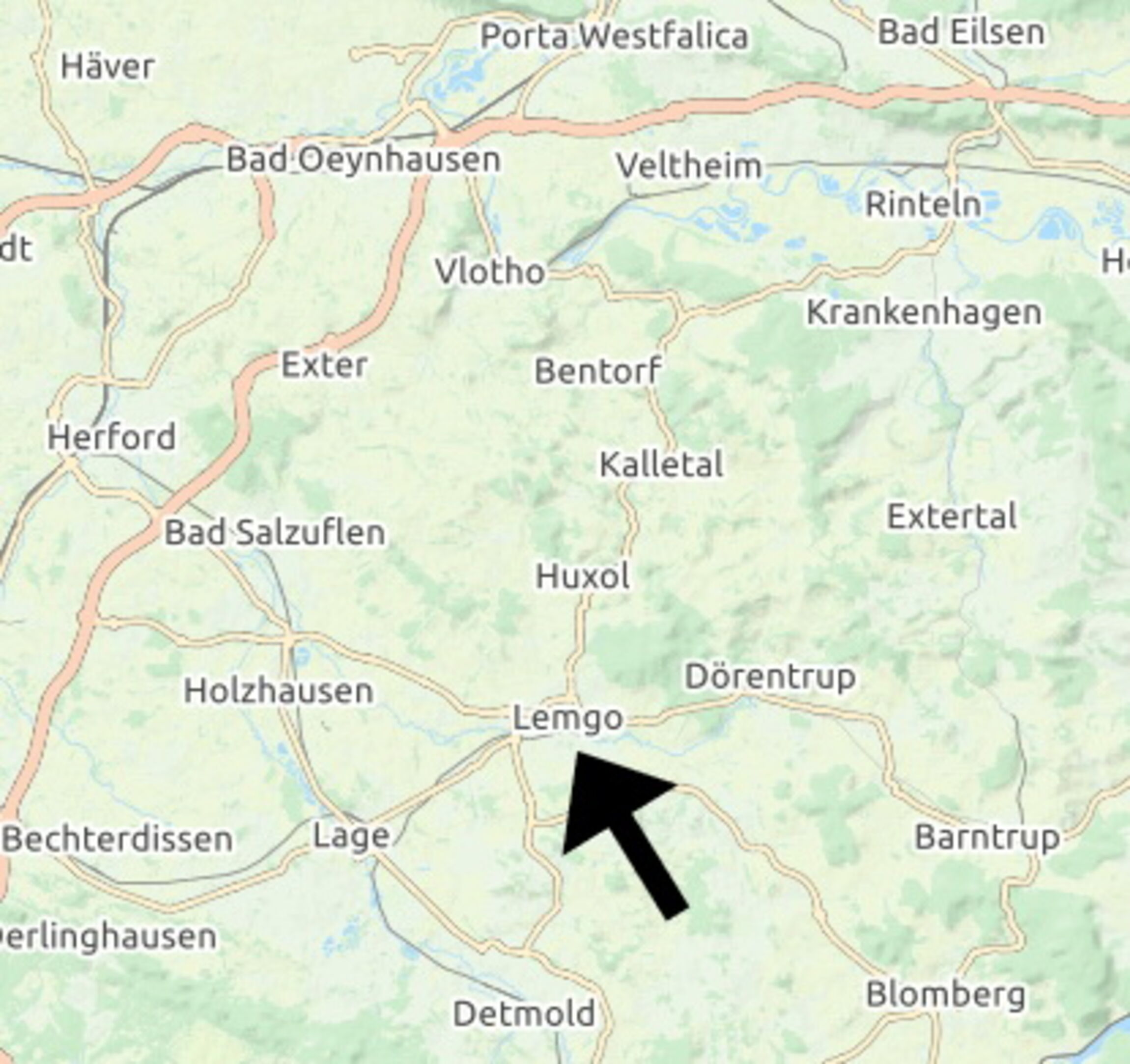 Lemgo - Karte