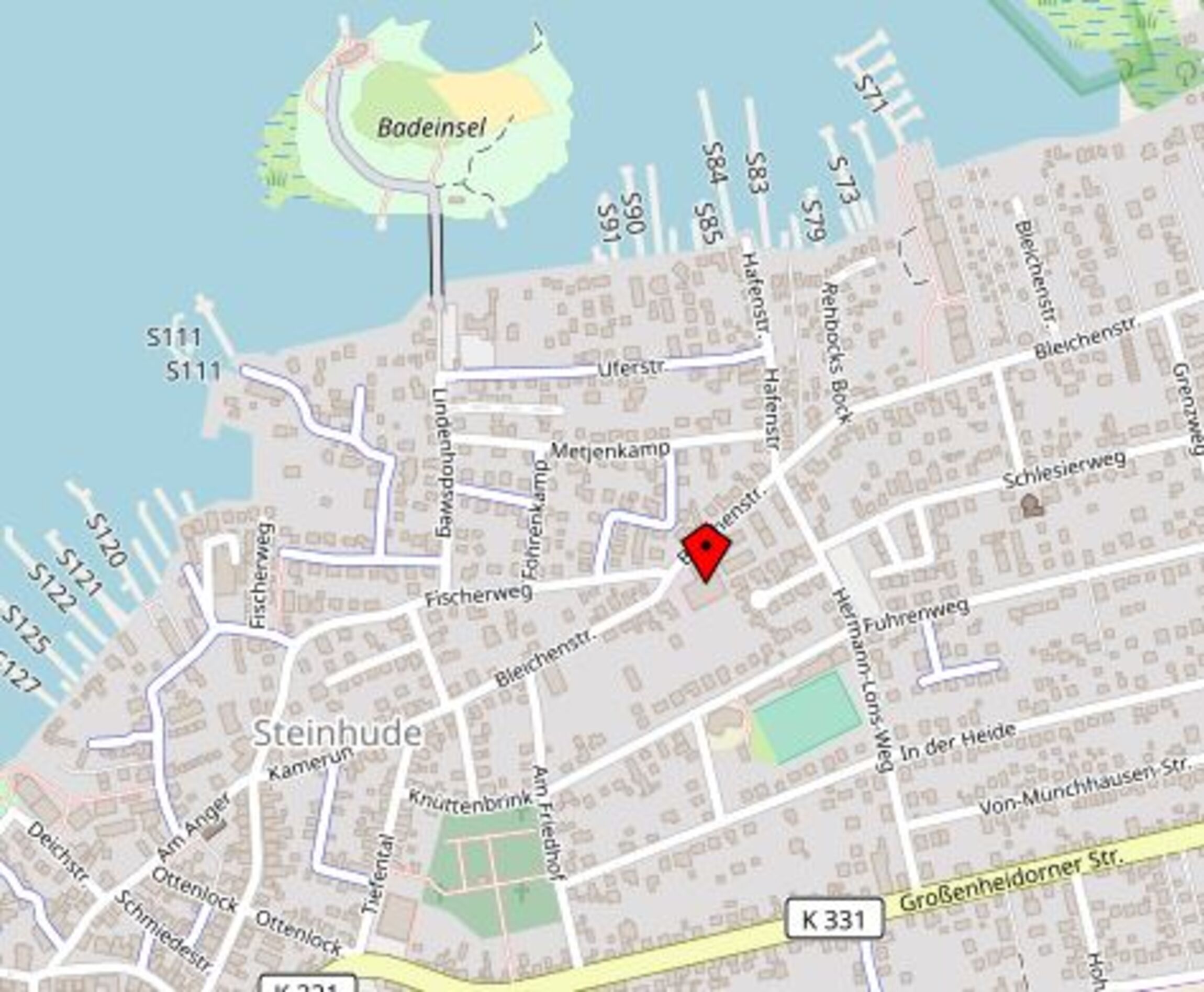 Weberei in Steinhude - Karte aus OpenStreetMap