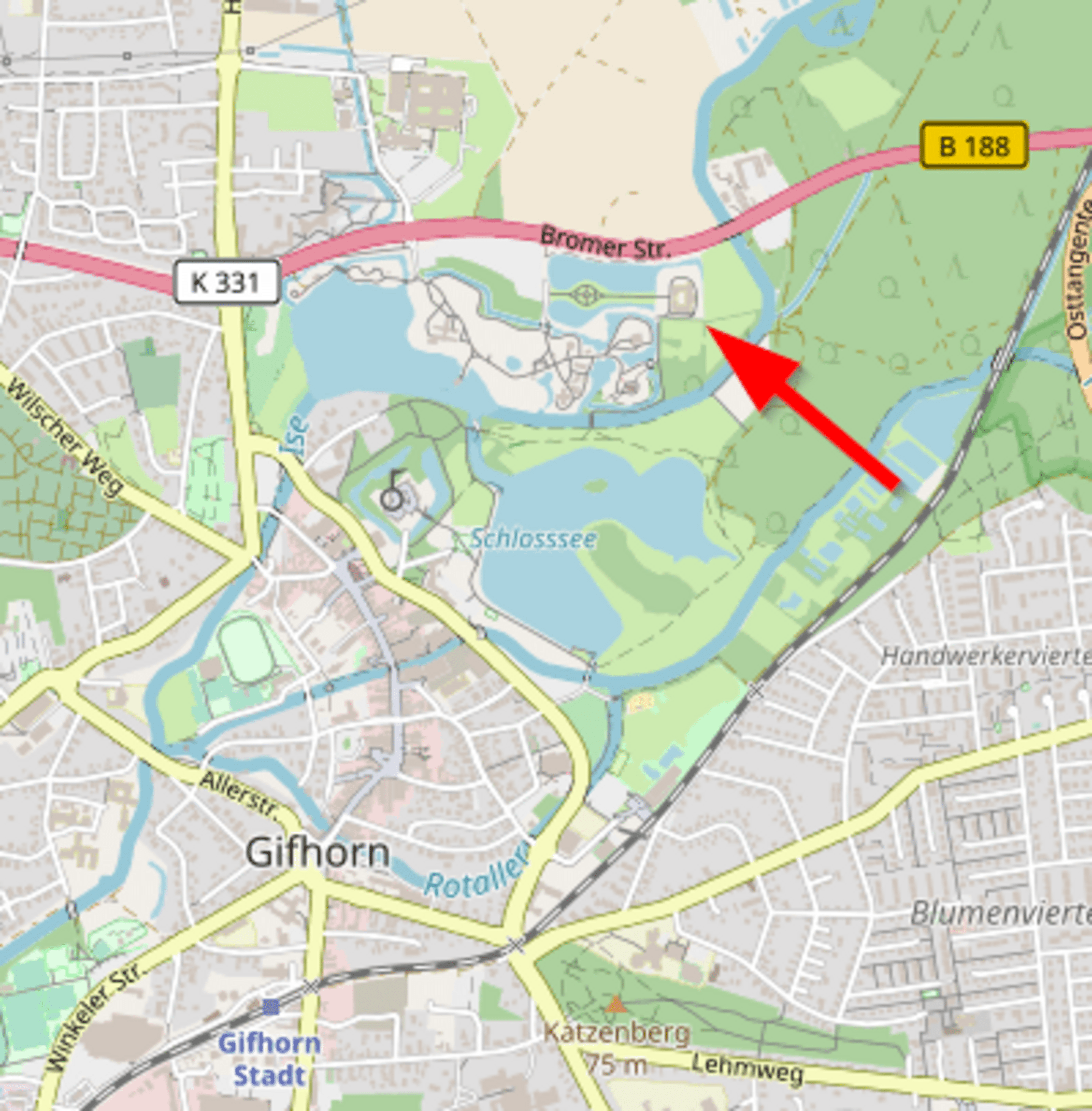 Glockenpalast Gifhorn - Übersichtskarte