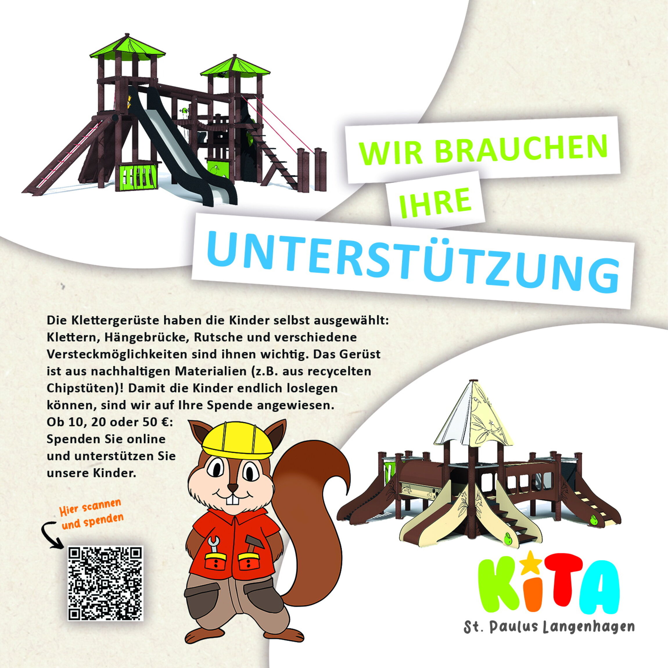 Wir brauche Ihre Unterstützung