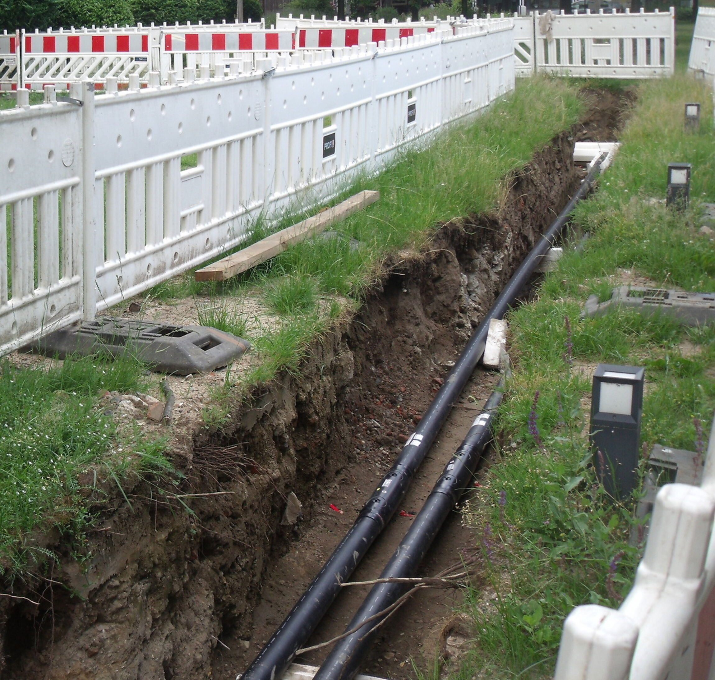 Anschluss an das Nahwärmesystem