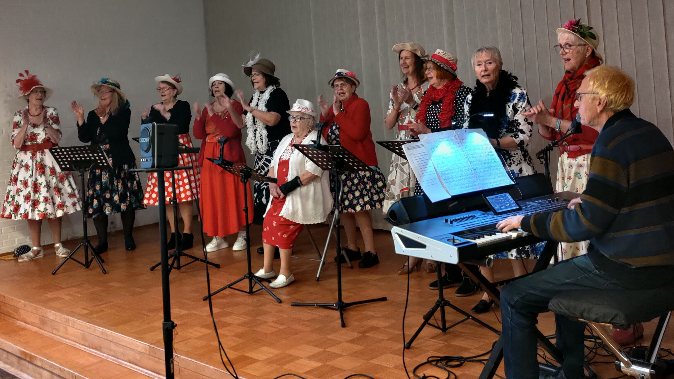 Lustige Seniorenfeier