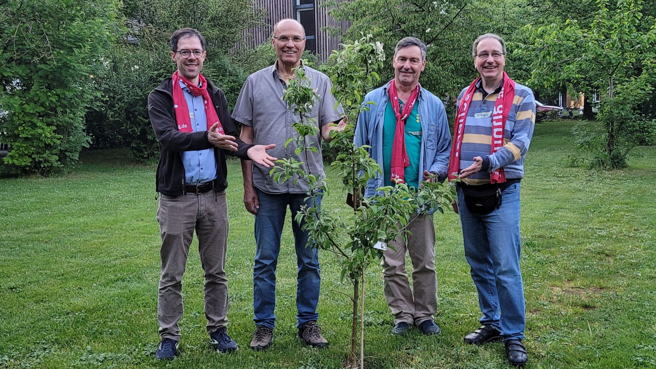 Apfelbaum von der Partnergemeinde