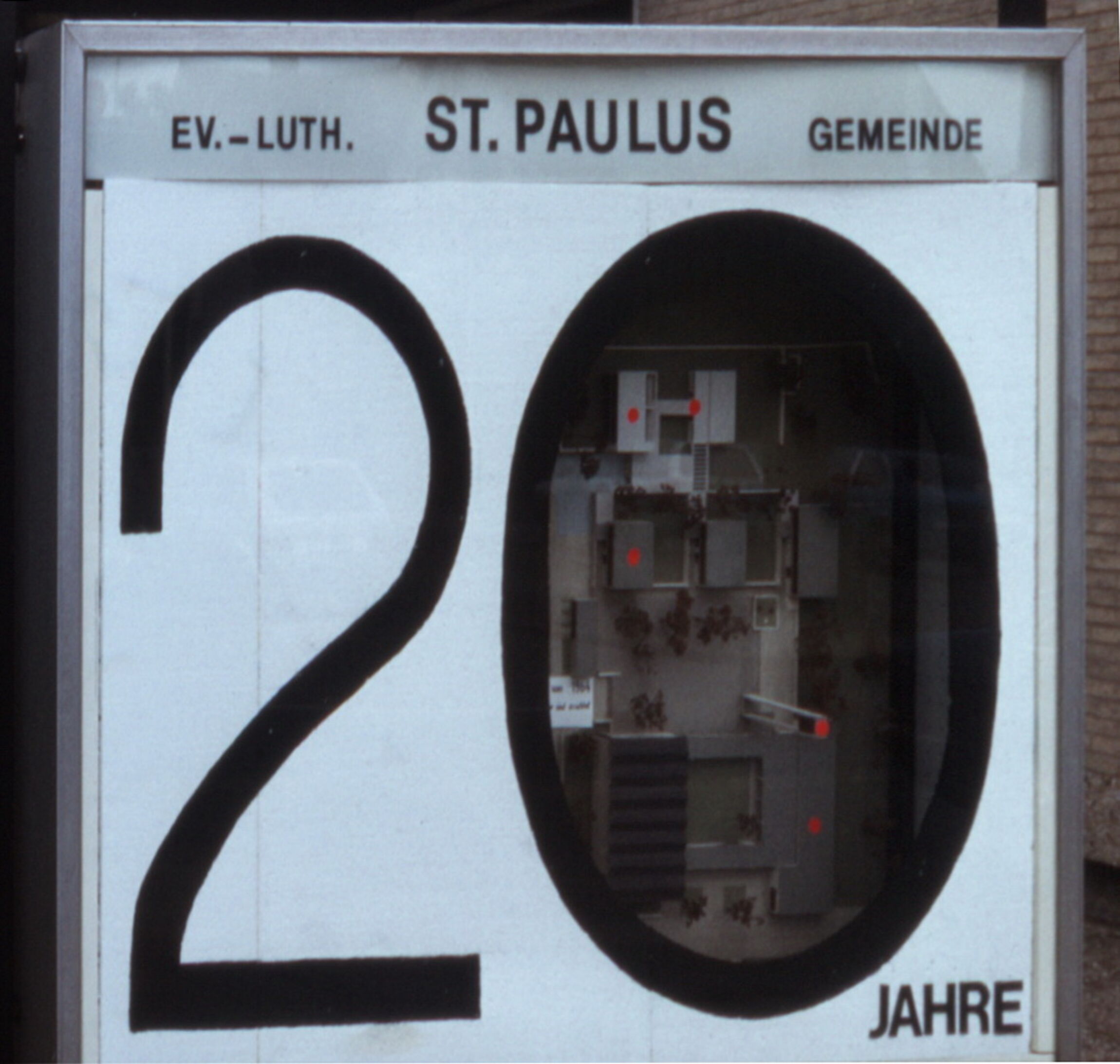  20 Jahre St. Paulusgemeine - Schaukasten