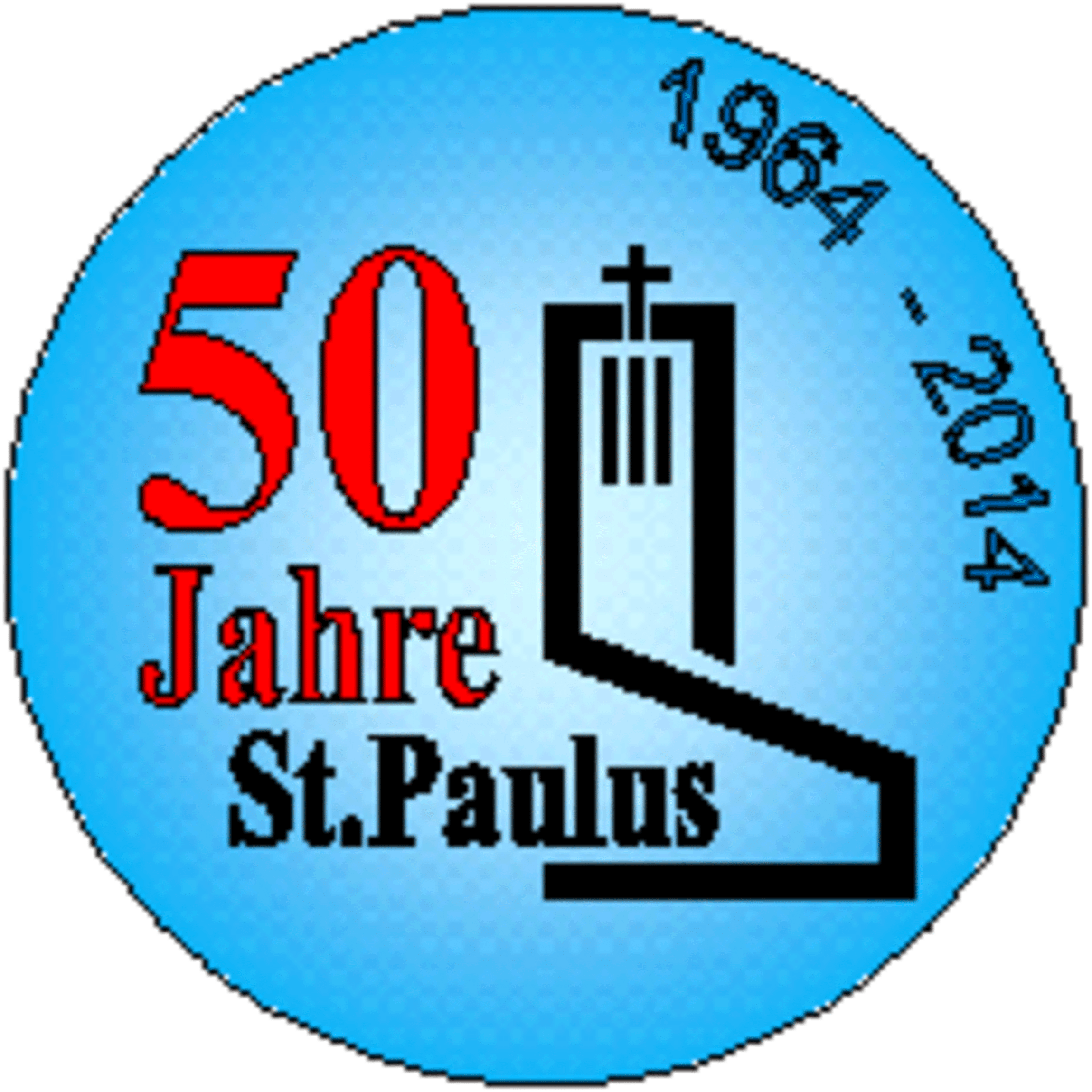 Button 50 Jahre St. Paulusgemeine
