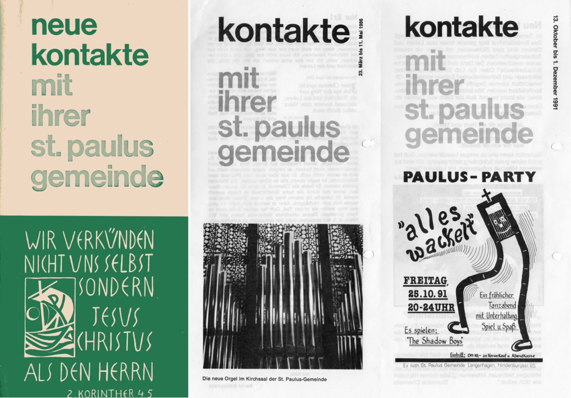 Kontakte 1972, 1986, 1991