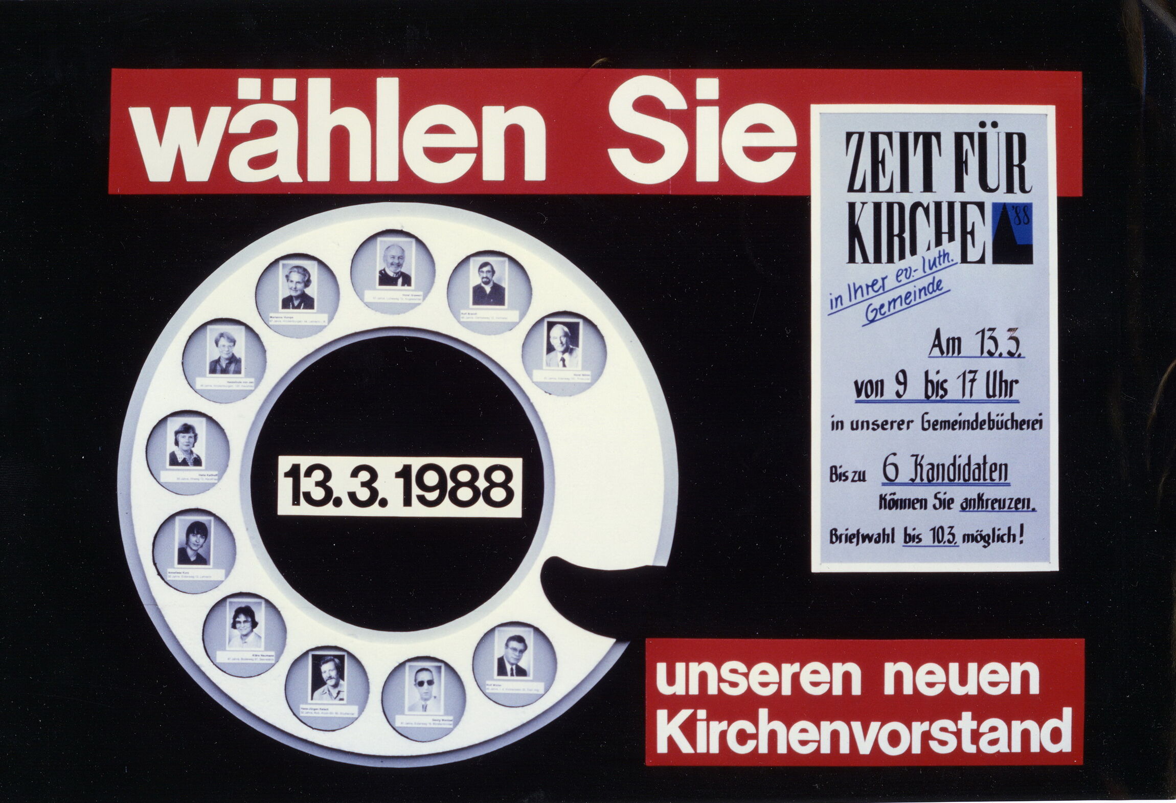 Schaukasten - Wahl des Kirchenvorstandes