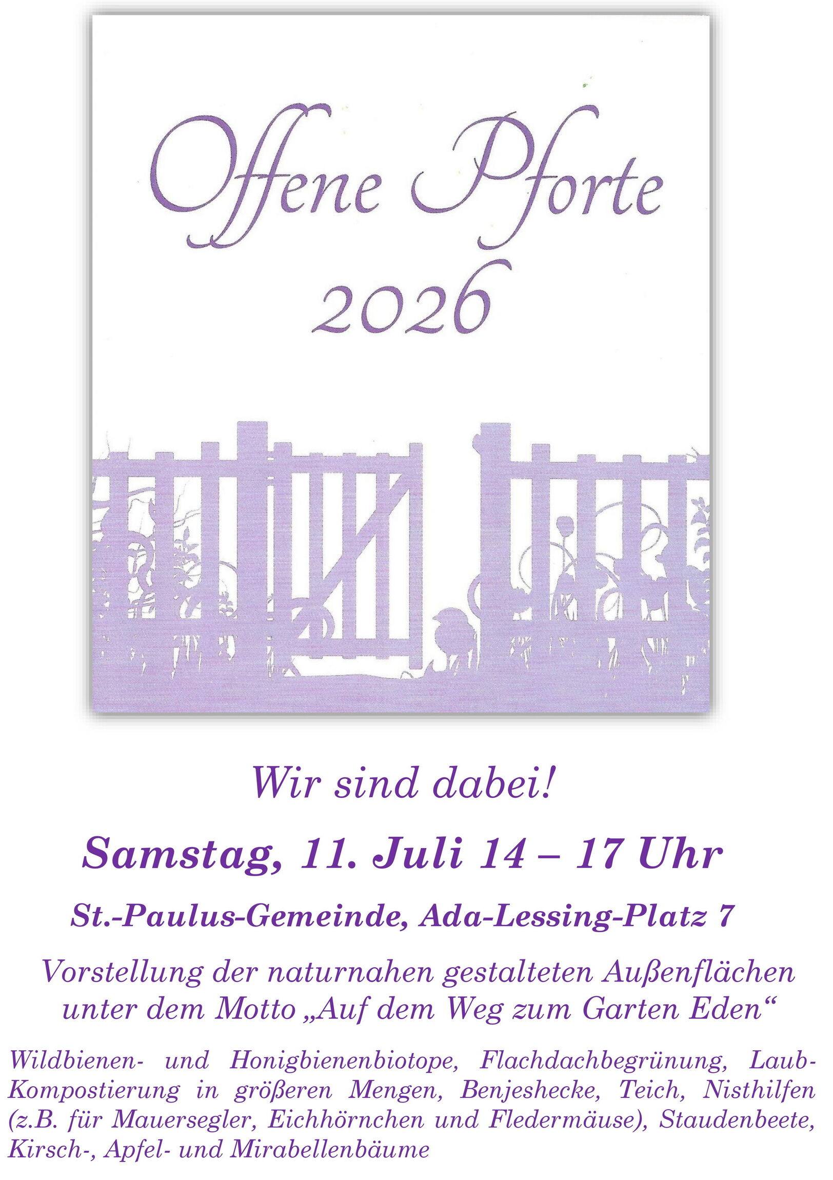 Offene Pforte