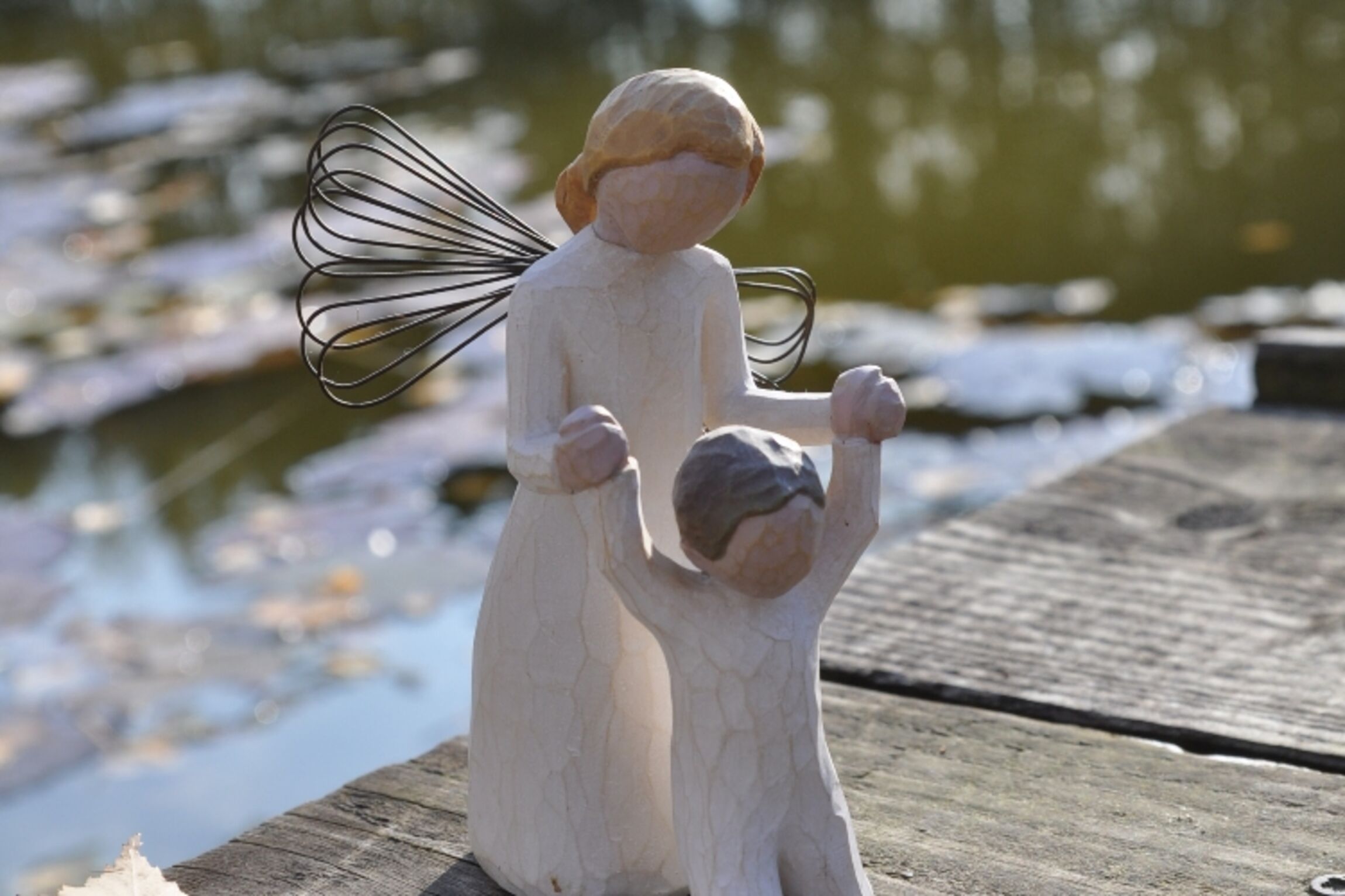 Kindergarten Engel mit kind