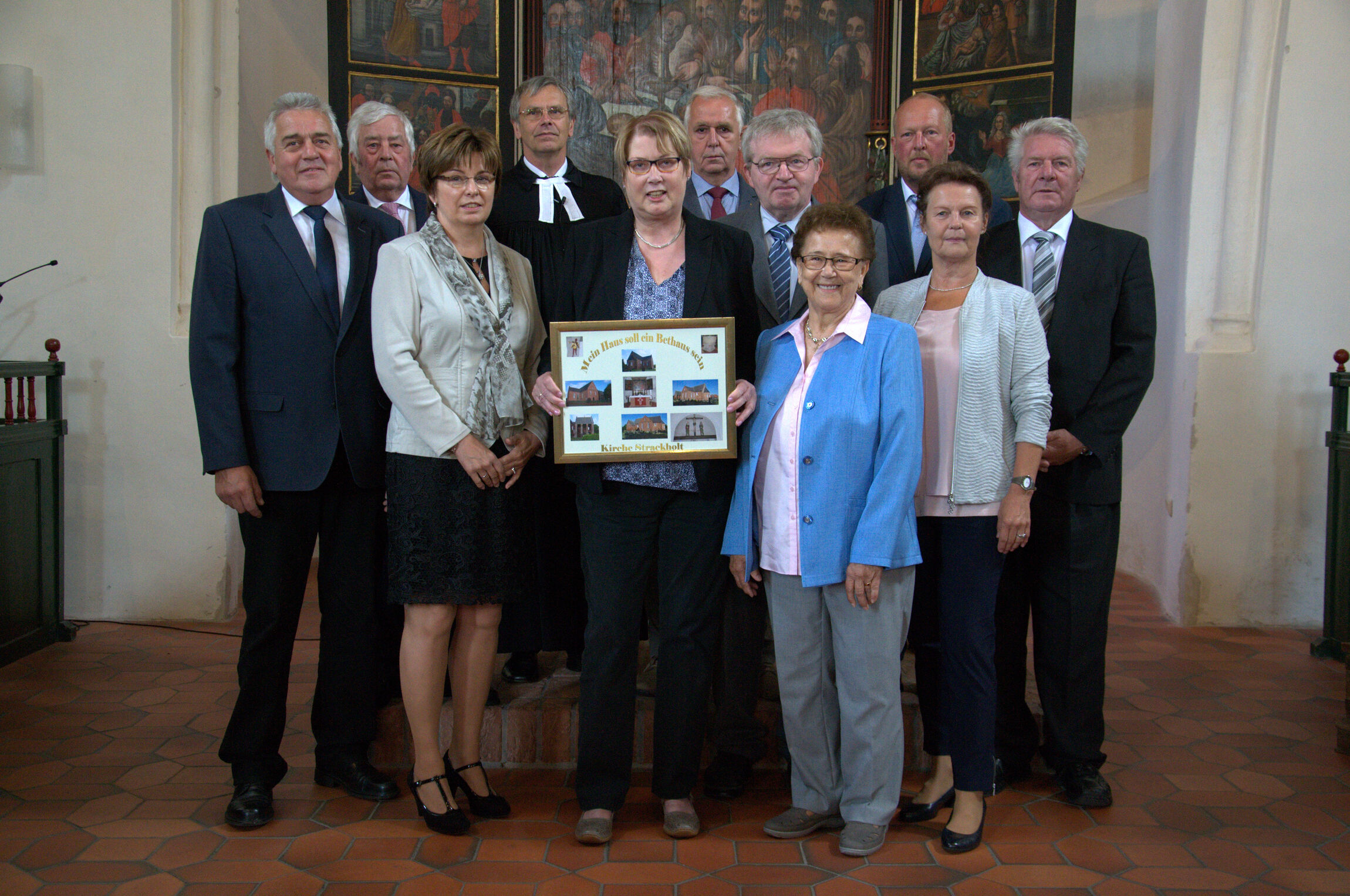 alter und neuer Kirchenvorstand 2018