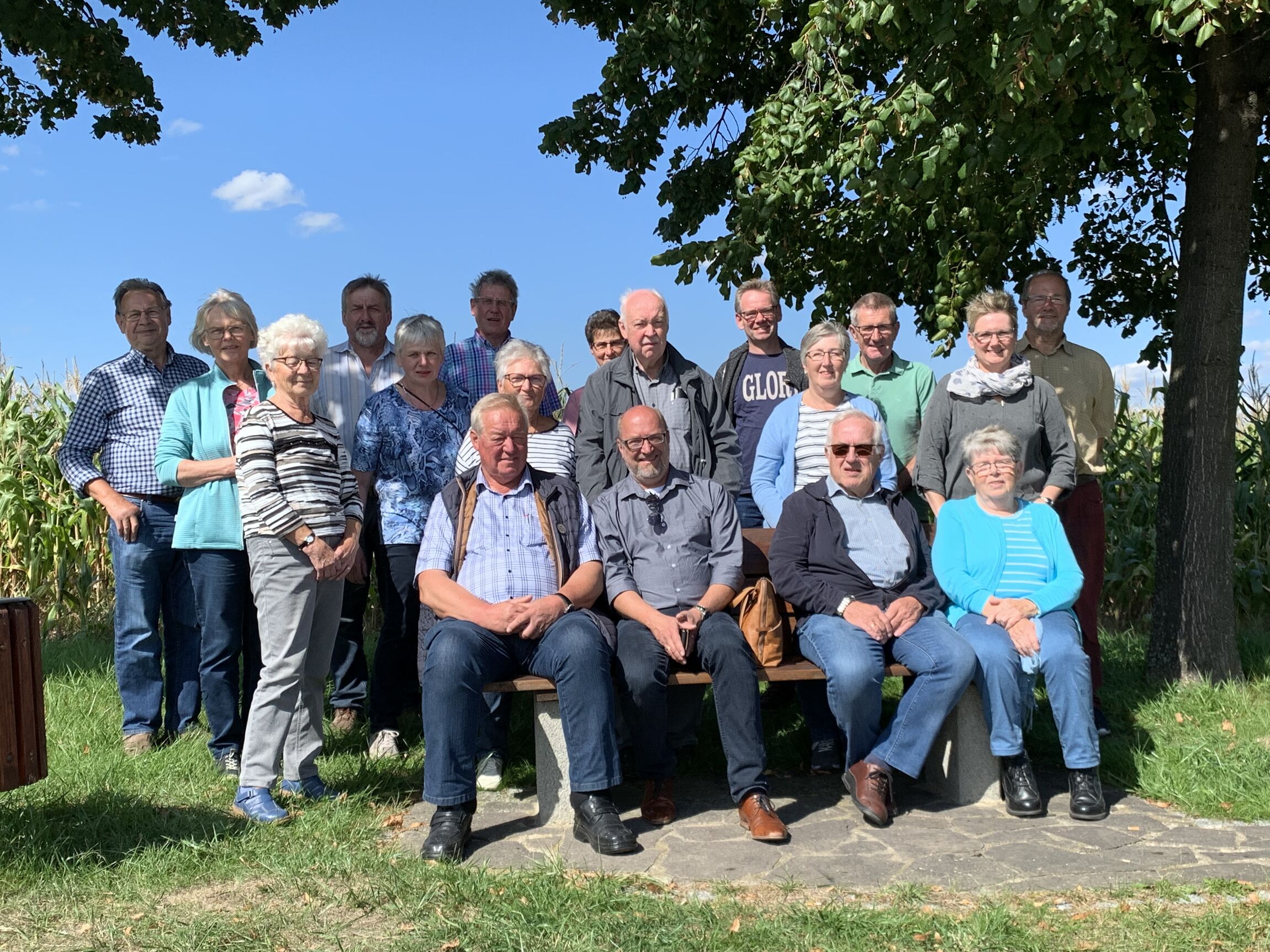 Gruppenbild Besuch Glashütte