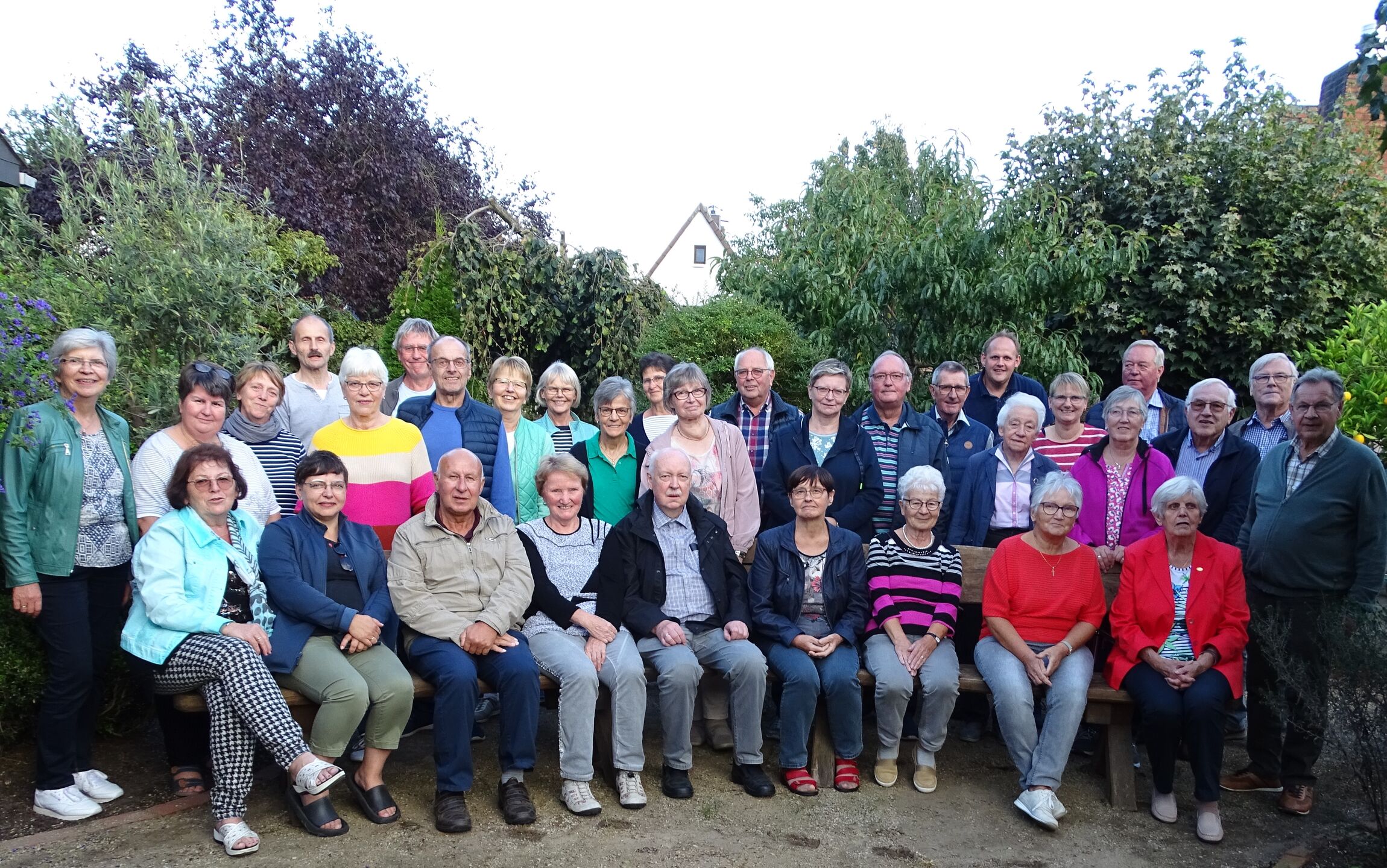 Reisegruppe aus Quatitz bei Familie Müller