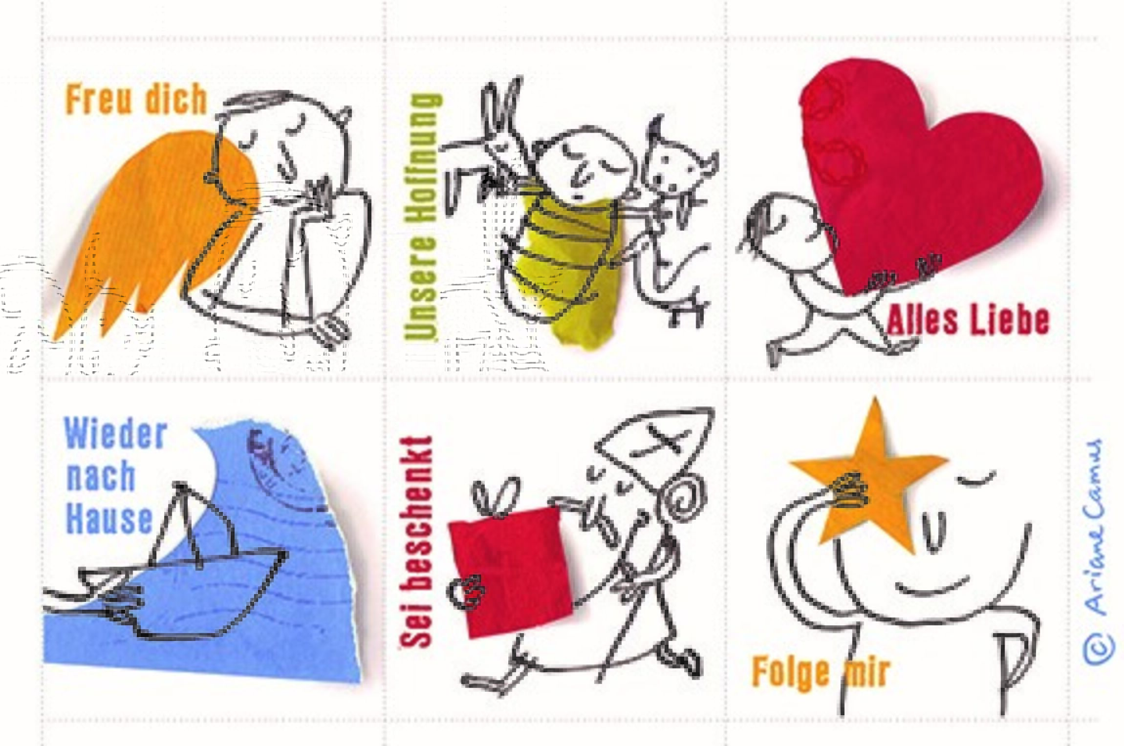 Briefmarken - Die gute Nachricht weitersagen