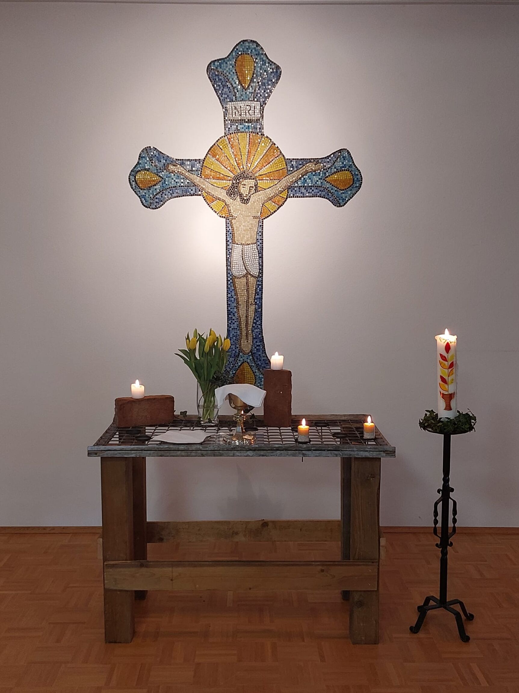 Altar im Gemeindehaus