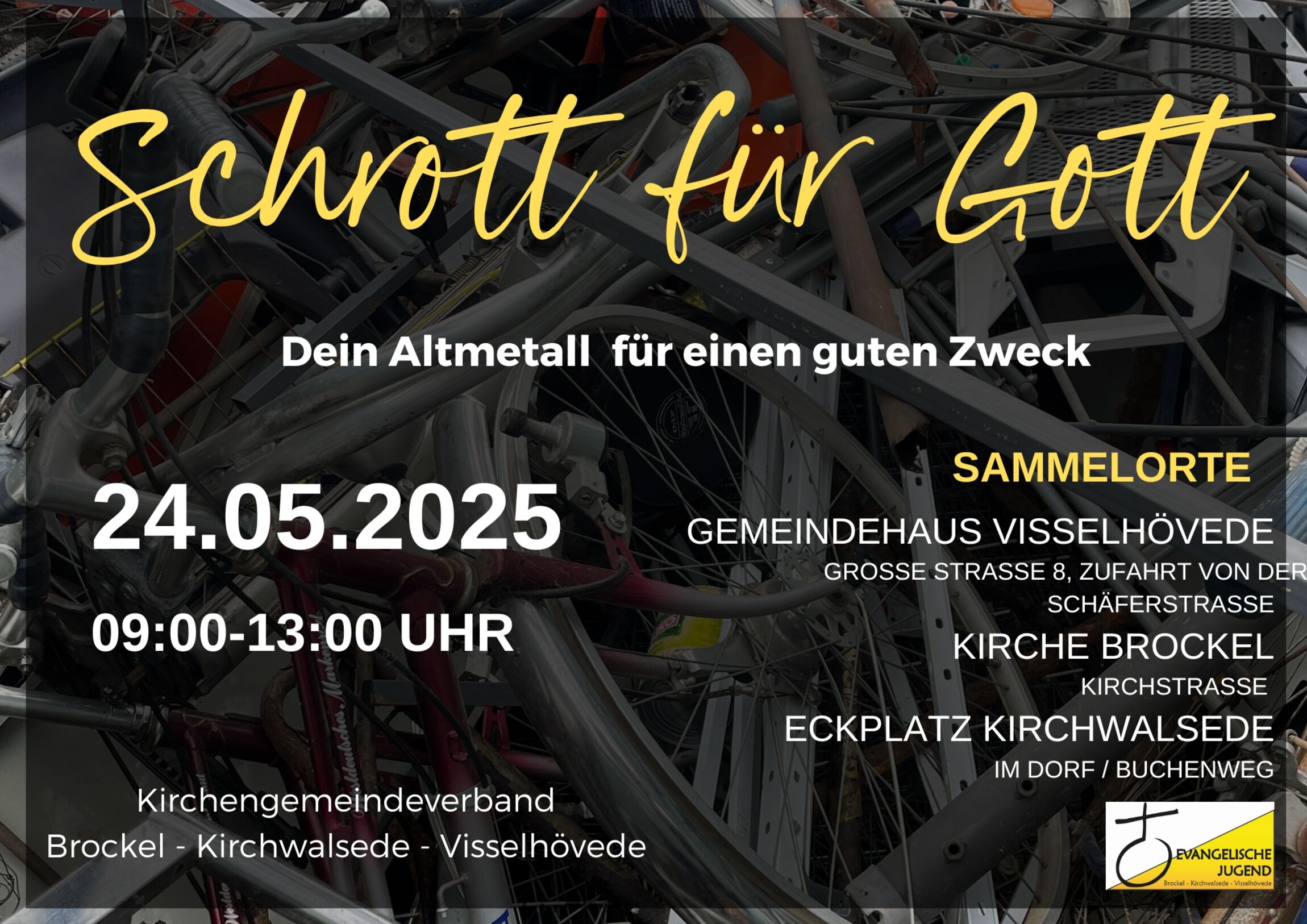 Flyer Schrott für Gott 2025