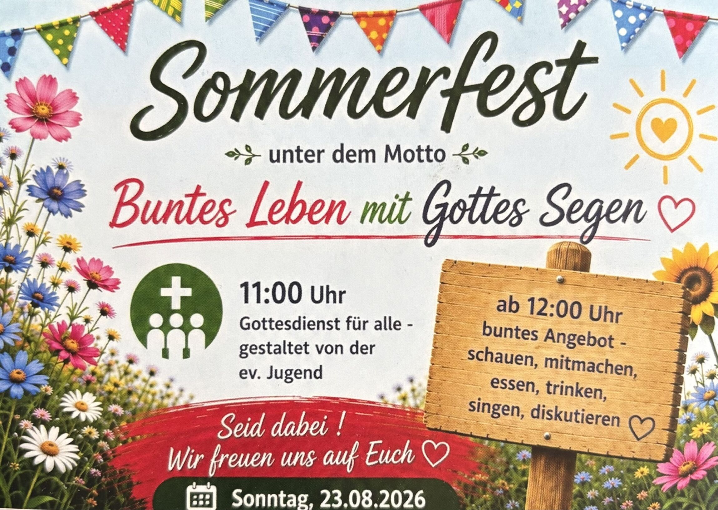 Sommerfest - Buntes Leben mit Gottes Segen