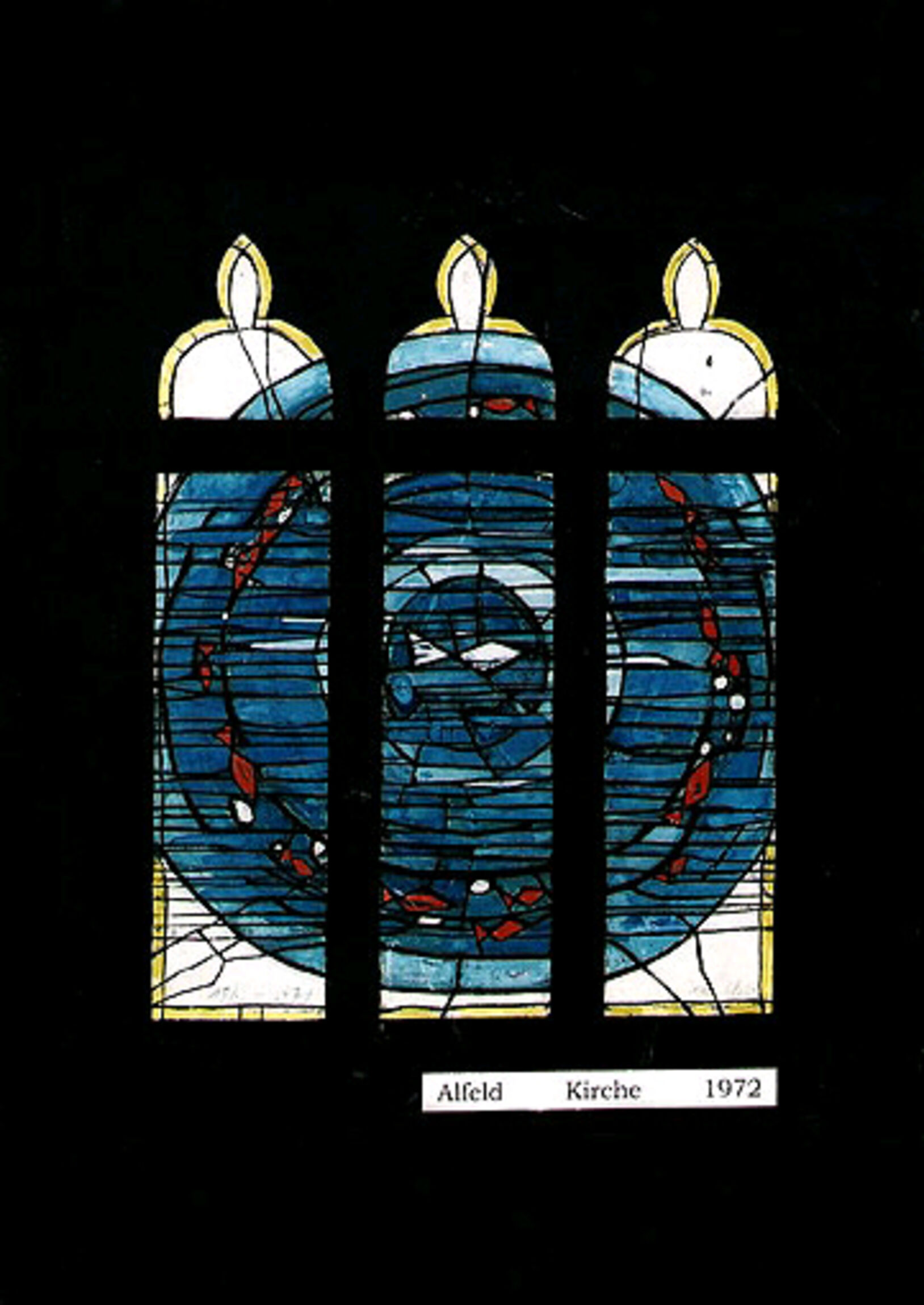 Fensterentwurf für die Kirche in Alfeld
