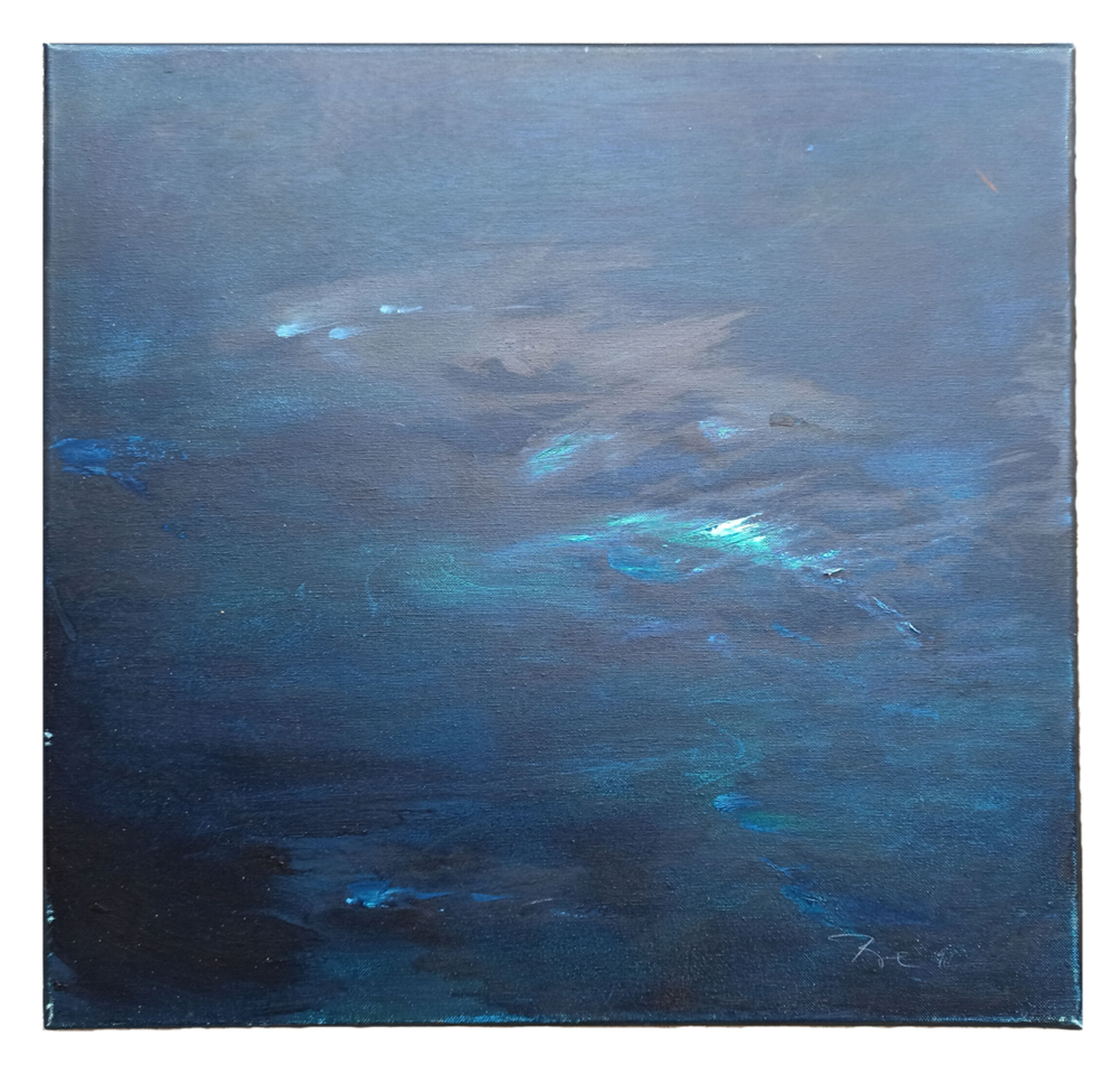 Klaus Bertelsmann, Submarin, Öl auf Leinwand, 1998