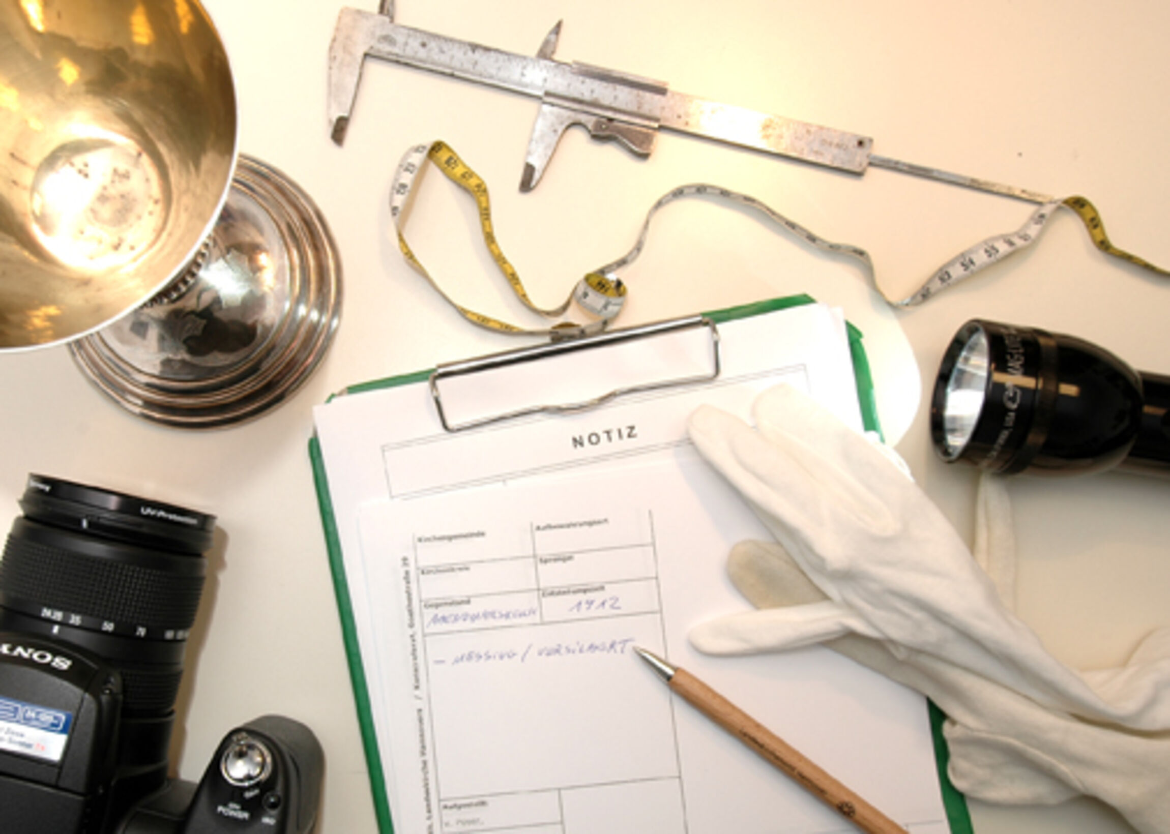 Gegenstände zur Inventarisierung