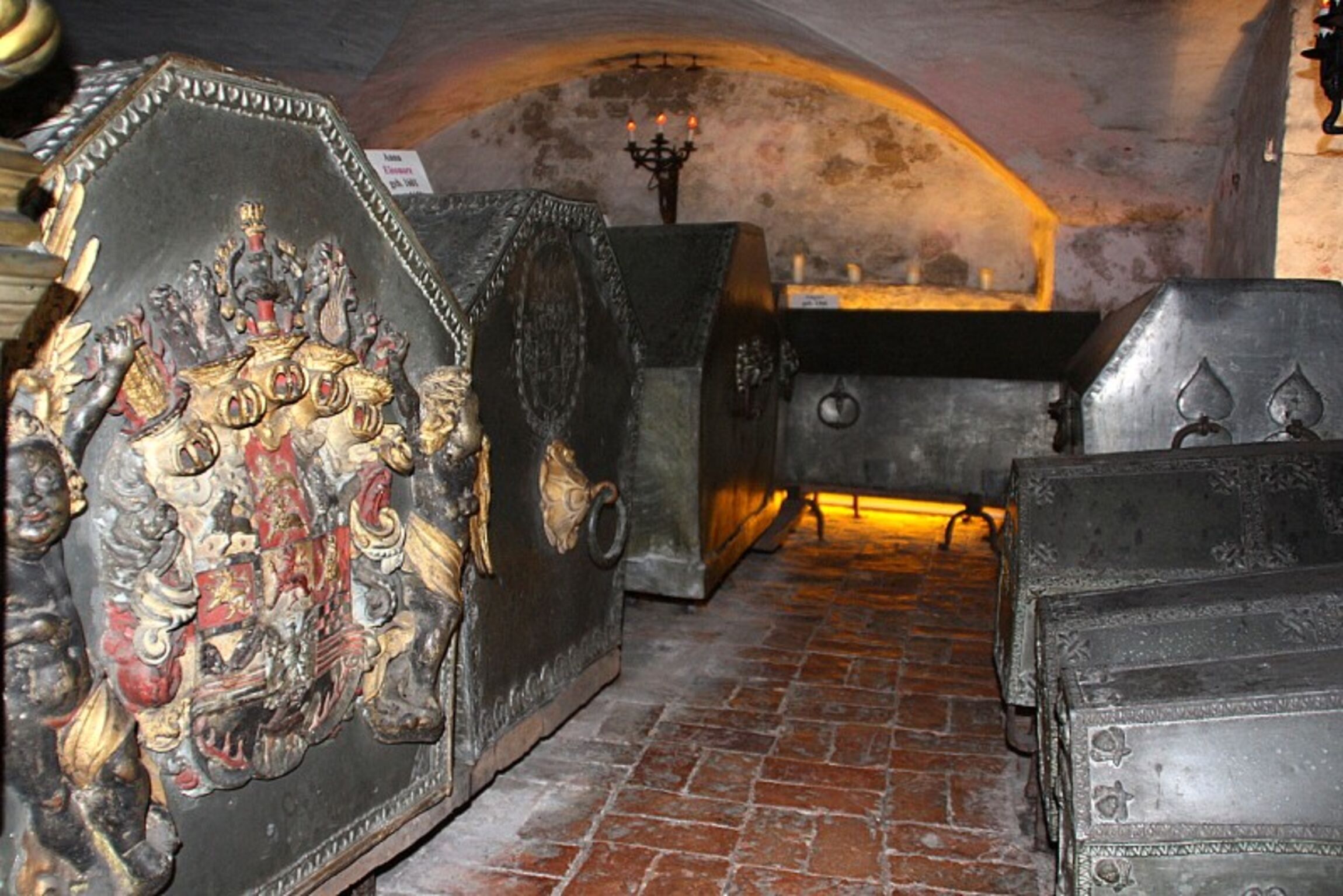 Blick in die Fuerstengruft 1576