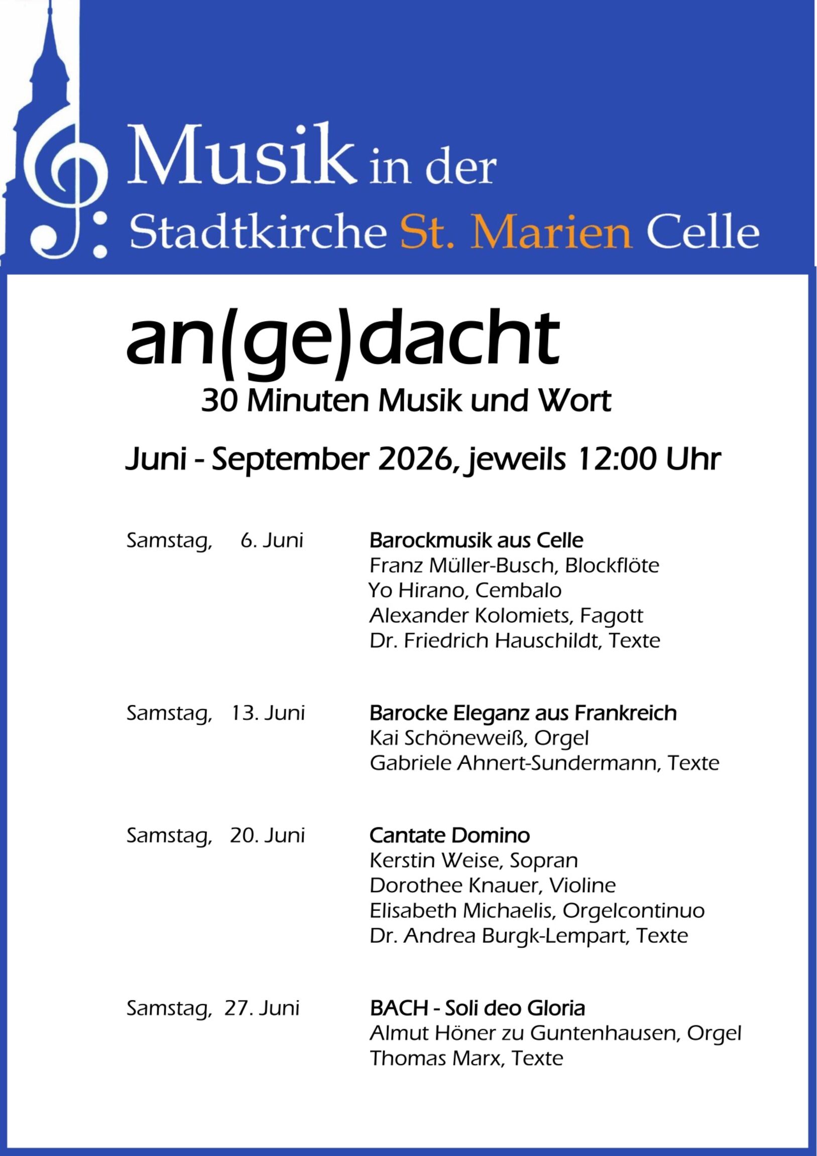 Plakat für Juni