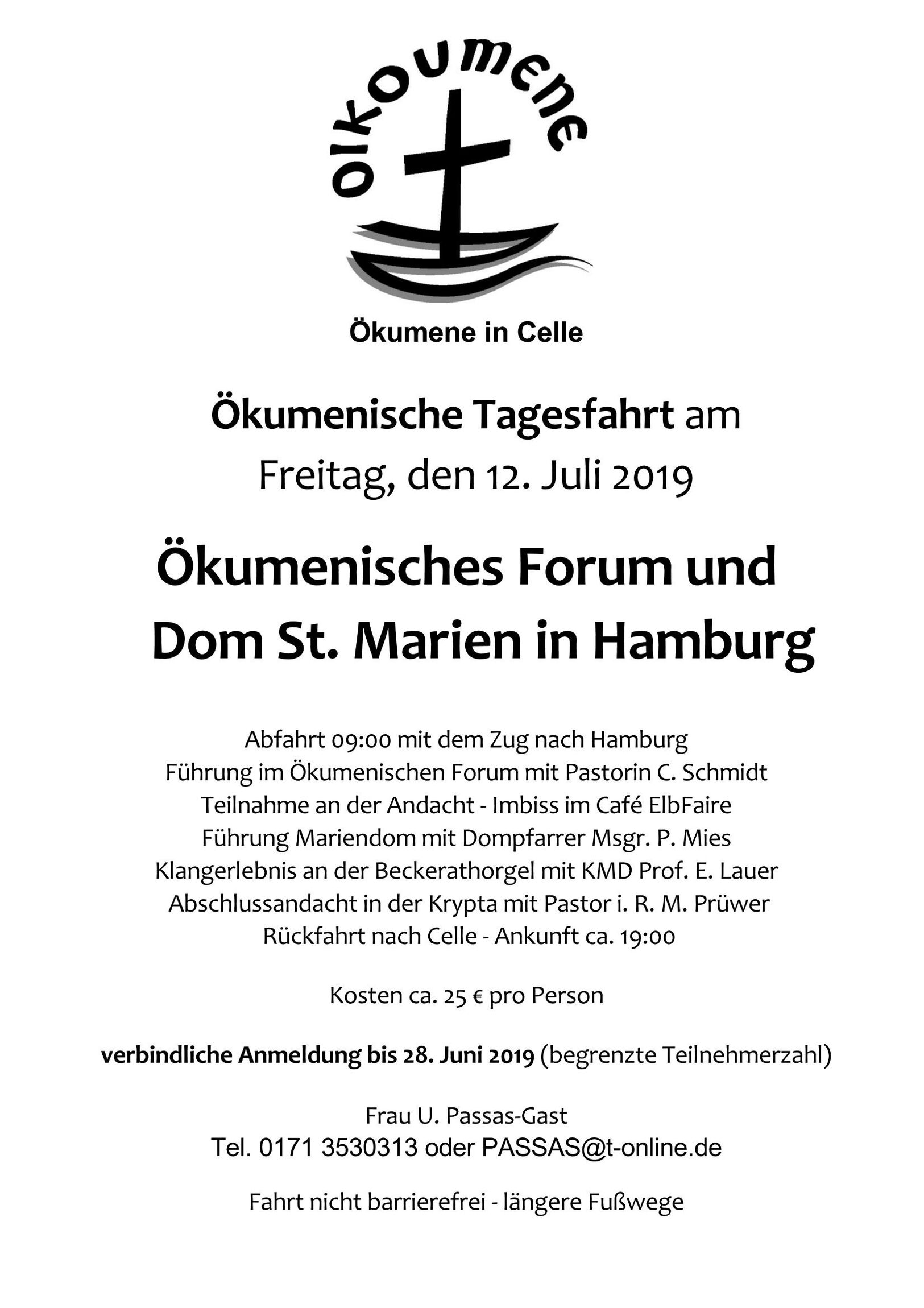 2019 Tagesfahrt nach Hamburg