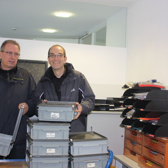 Herr Gastler bei der Grafschafter Volksbank - Sozialer Tag