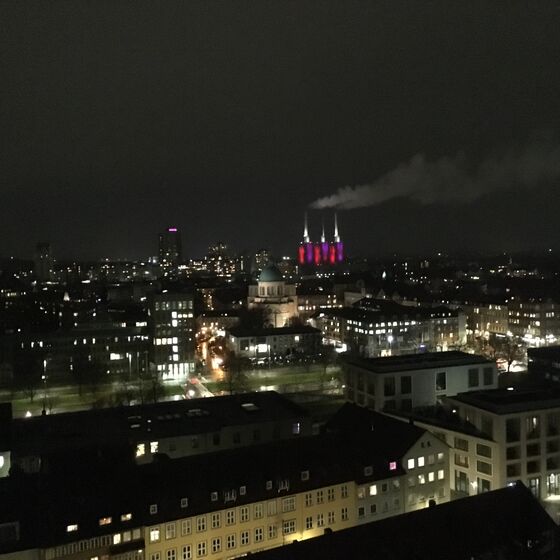 Auf der Kreuzkirche nach der Lichterkirche