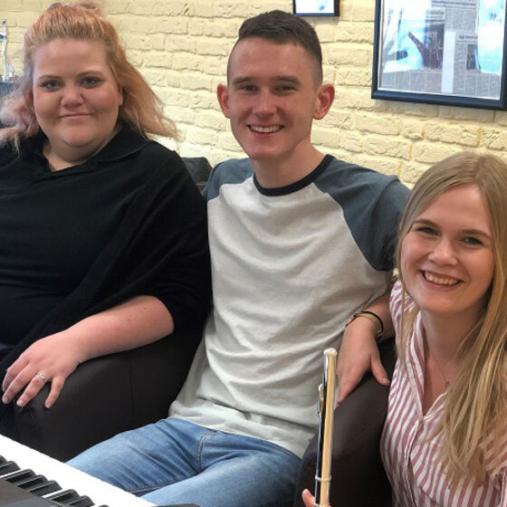 Justus, Sandra und Johanna