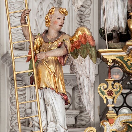 Engel mit Marterwerkzeug