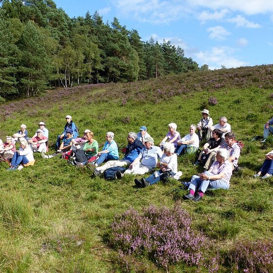 Andacht im Tiefental, hier predigte anno 1852 Pastor Ludwig Harms