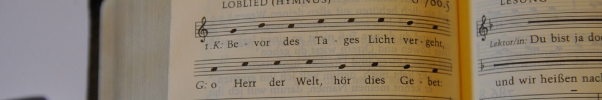 Gesangbuchausschnitt