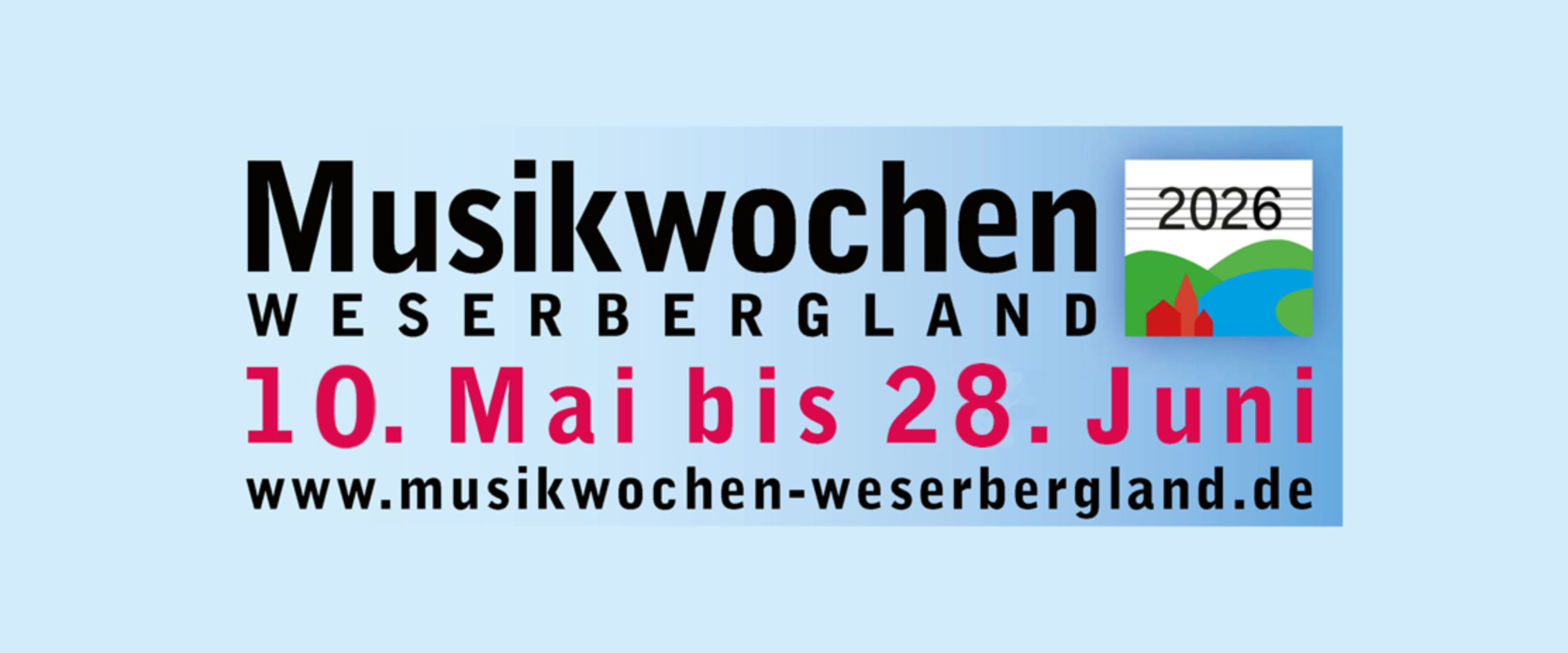 Teaser Musikwochen Weserbergland