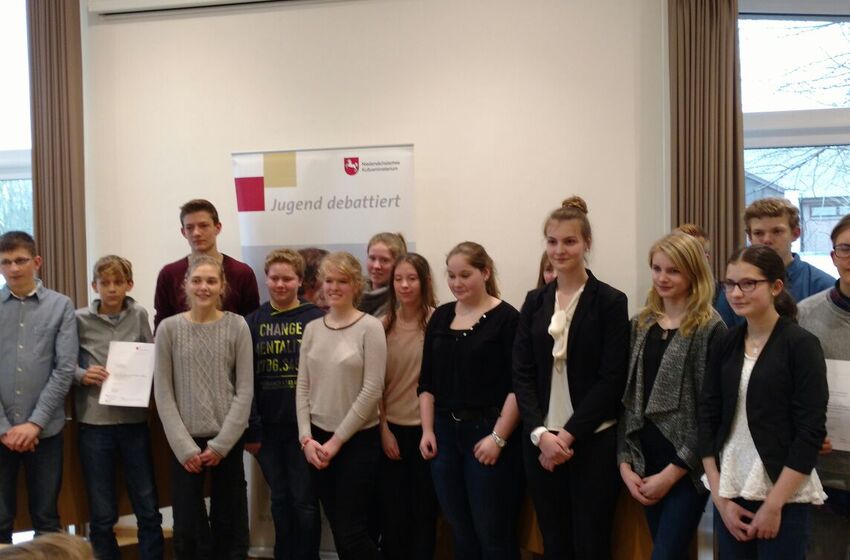 Teilnehmer Jugend debattiert