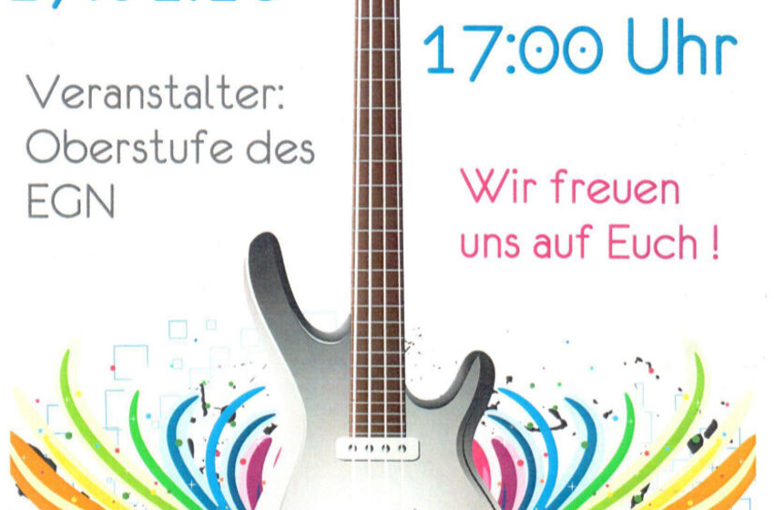 Konzert EGN- Plakat