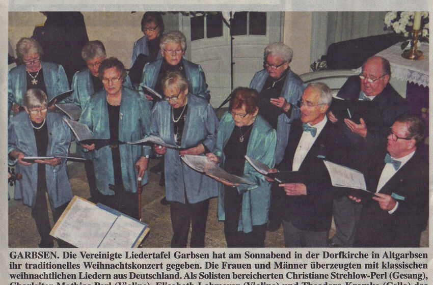 Liedertafel Konzert 2016