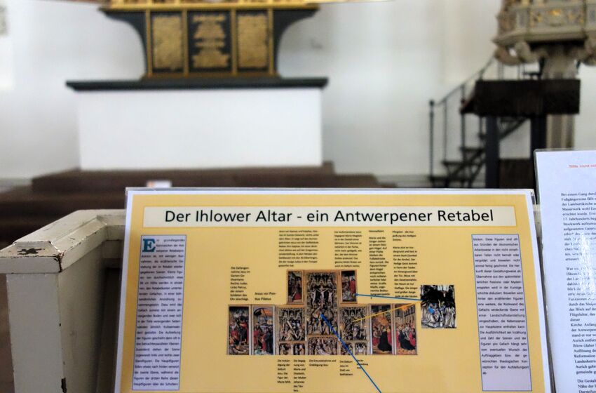 Lambertikirche Infotafel